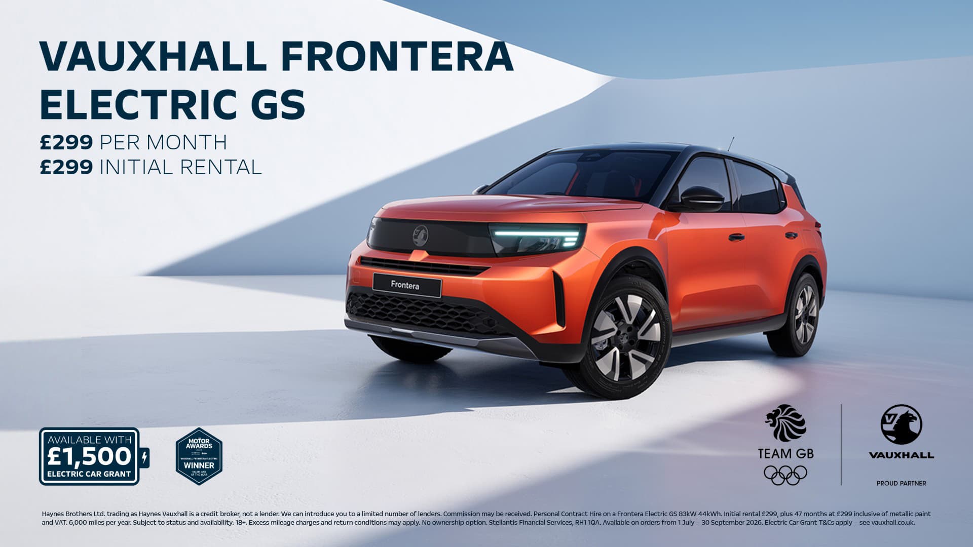 Electric Frontera Offer