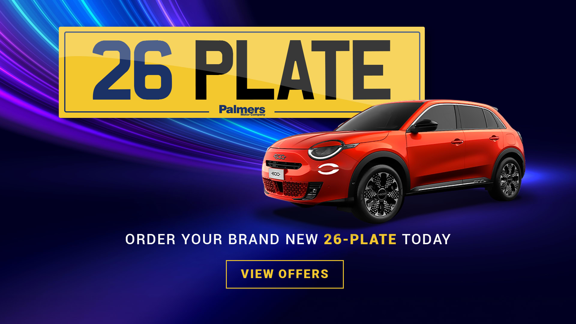 Brand New 26 Plate 