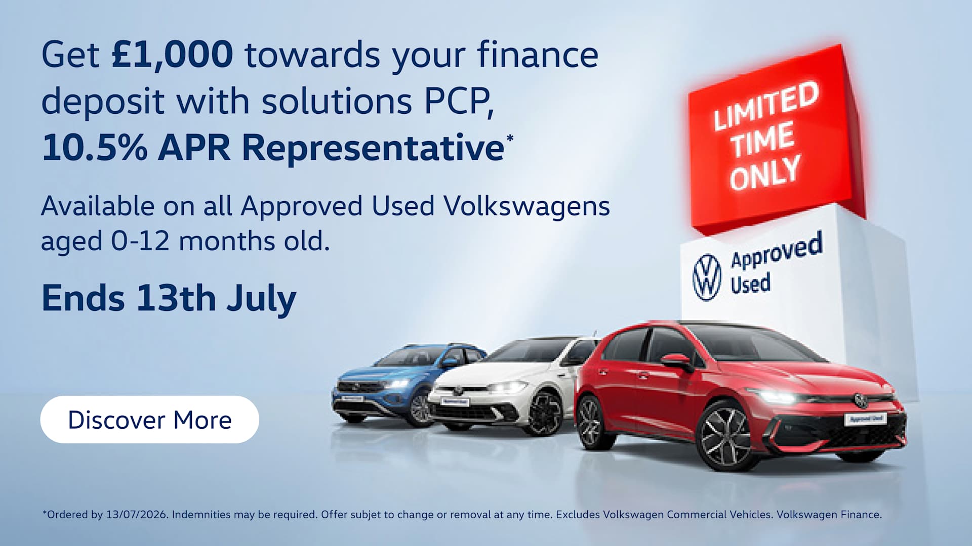 VW Approved Used Sale July 2026