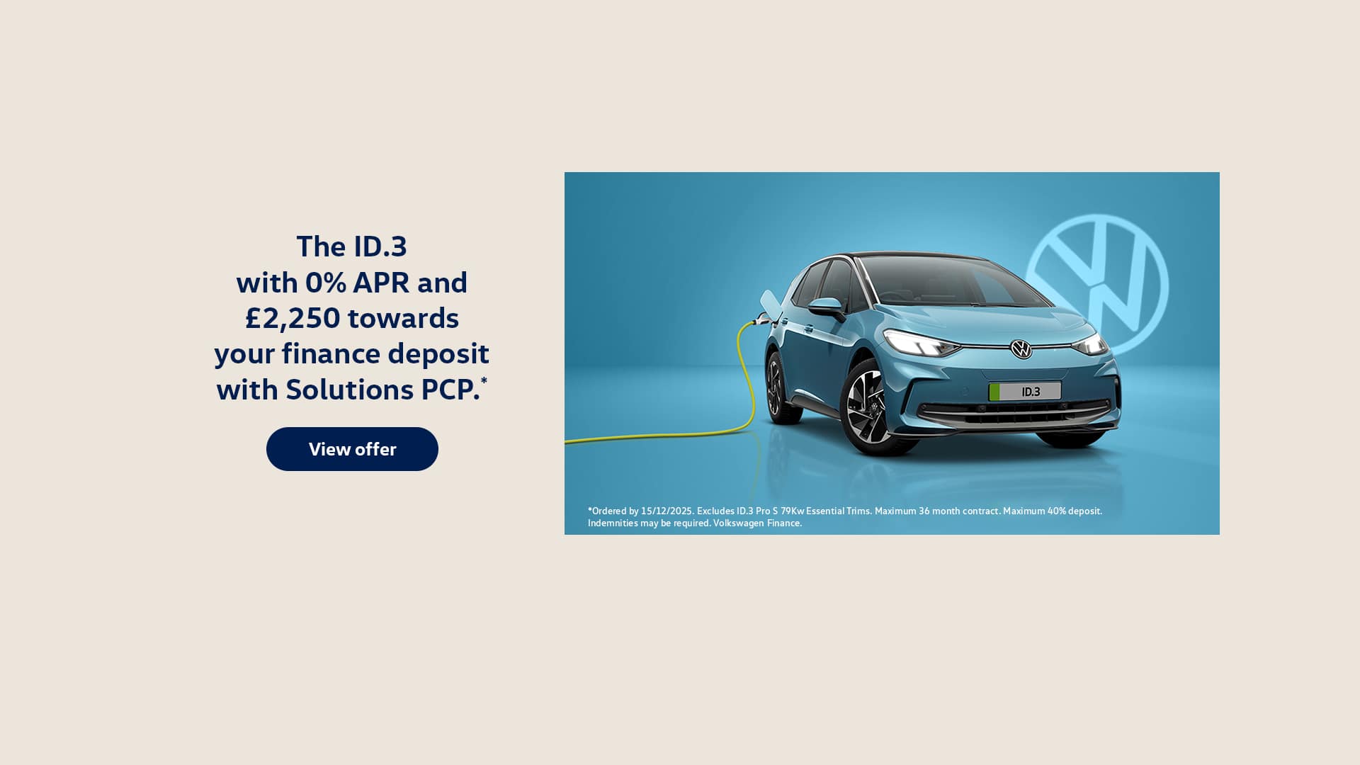 ID.3 Q4 New Car Offer