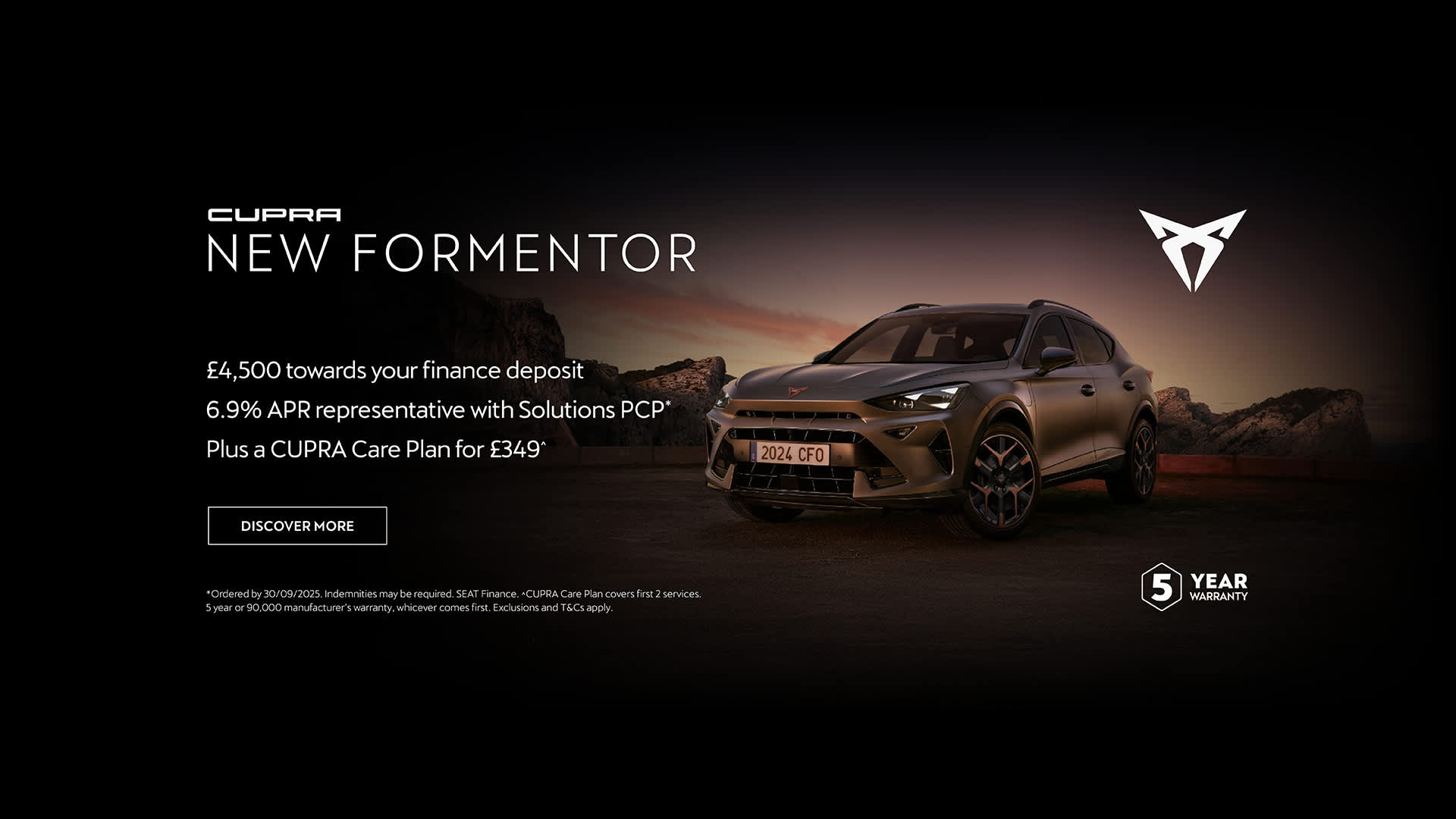 CUPRA Formentor Finance Offer