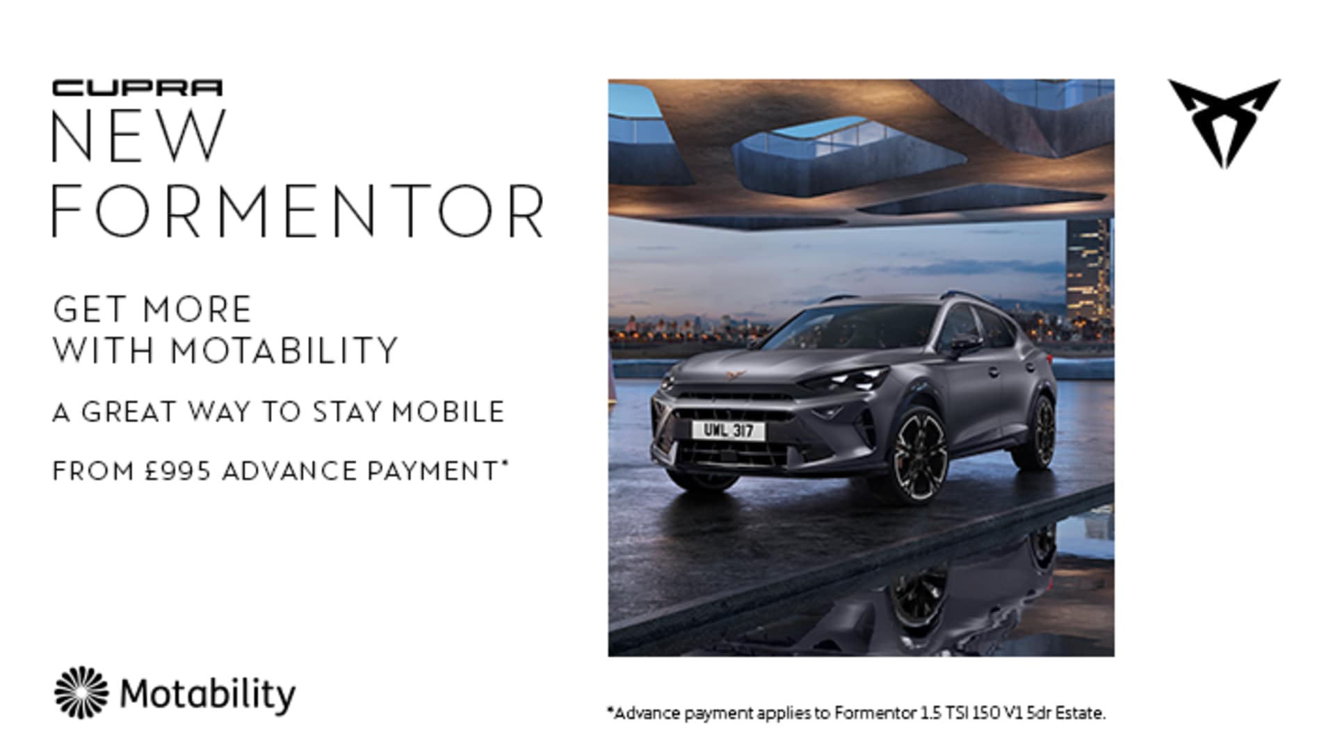 CUPRA Formentor Motability