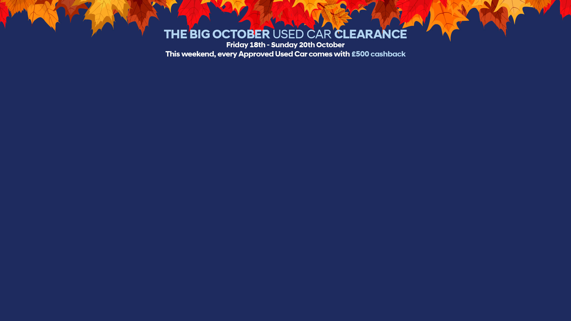 October Sale
