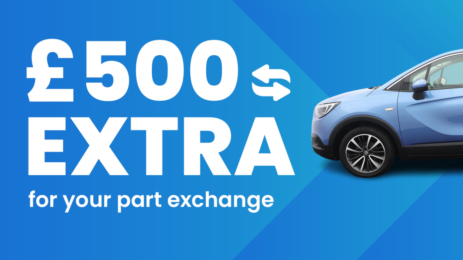 £500 EXTRA for your Part Exchange at Frosts