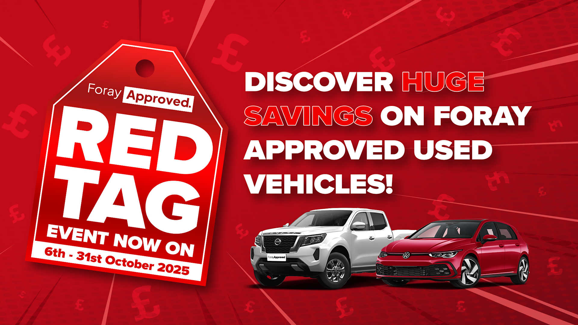 Foray Approved Red Tag Event 2025