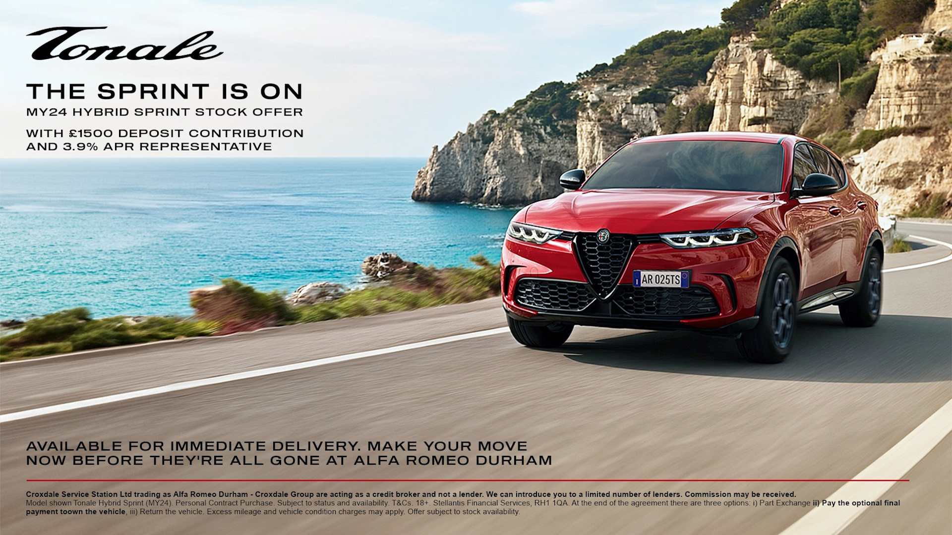 Alfa Romeo Tonale Sprint MY24 Stock Offer