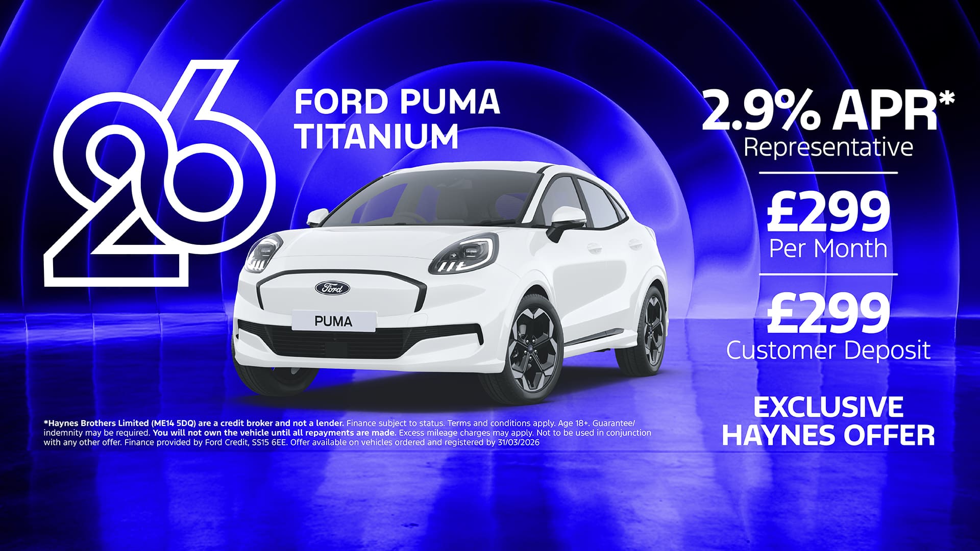 Ford Puma Titanium Offer