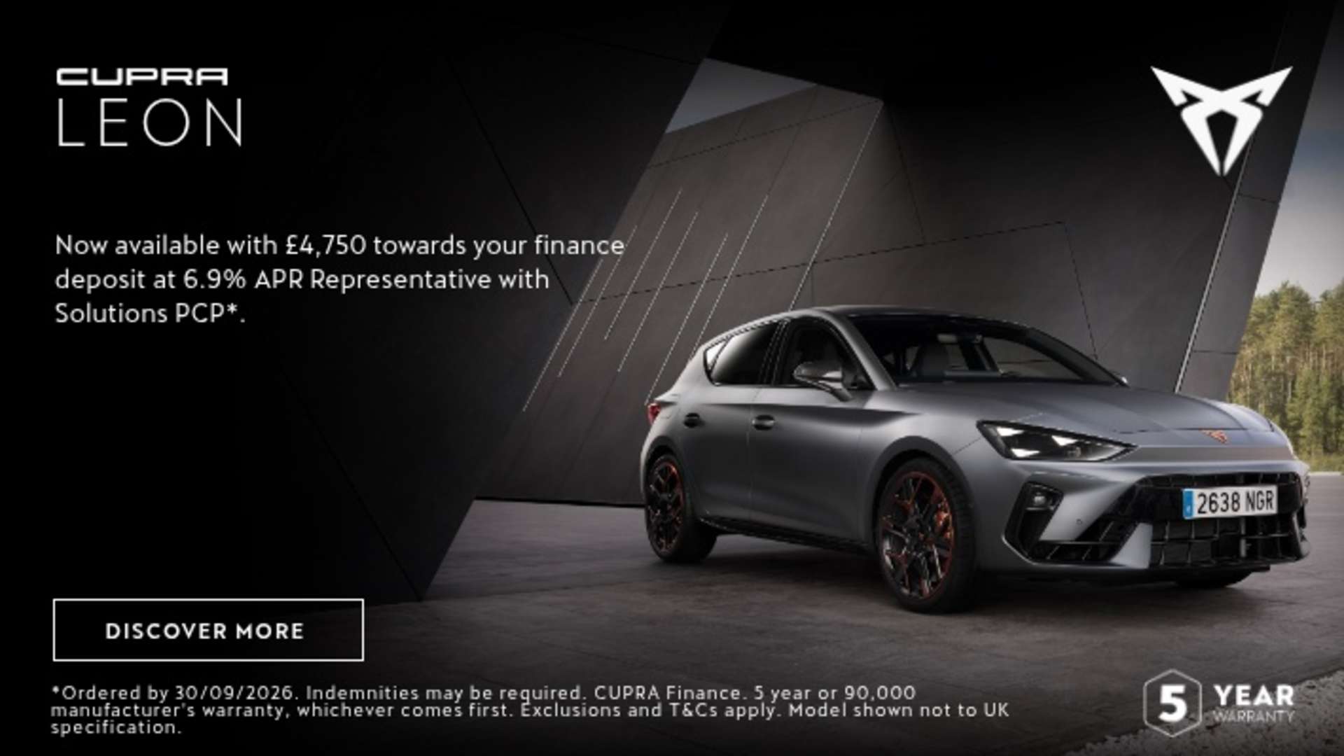 CUPRA Leon PCP Offer