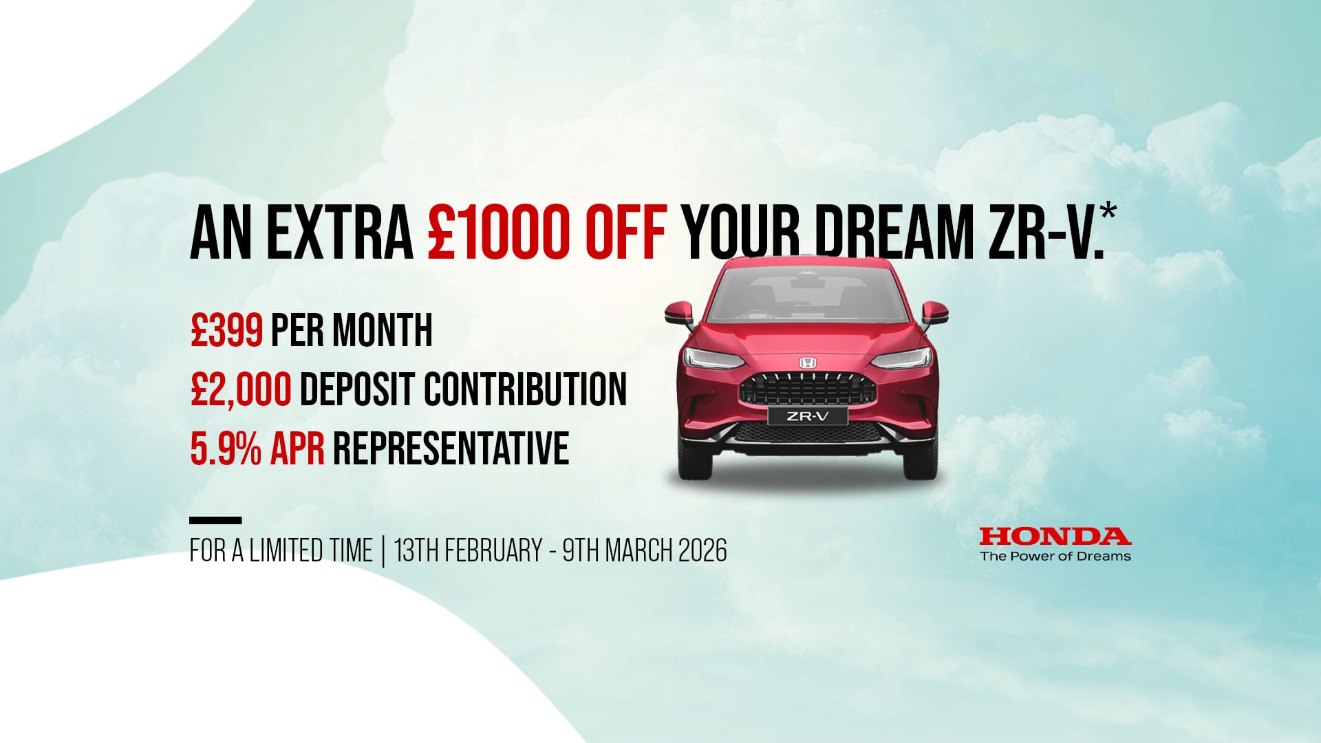 Honda ZR-V Dream Event