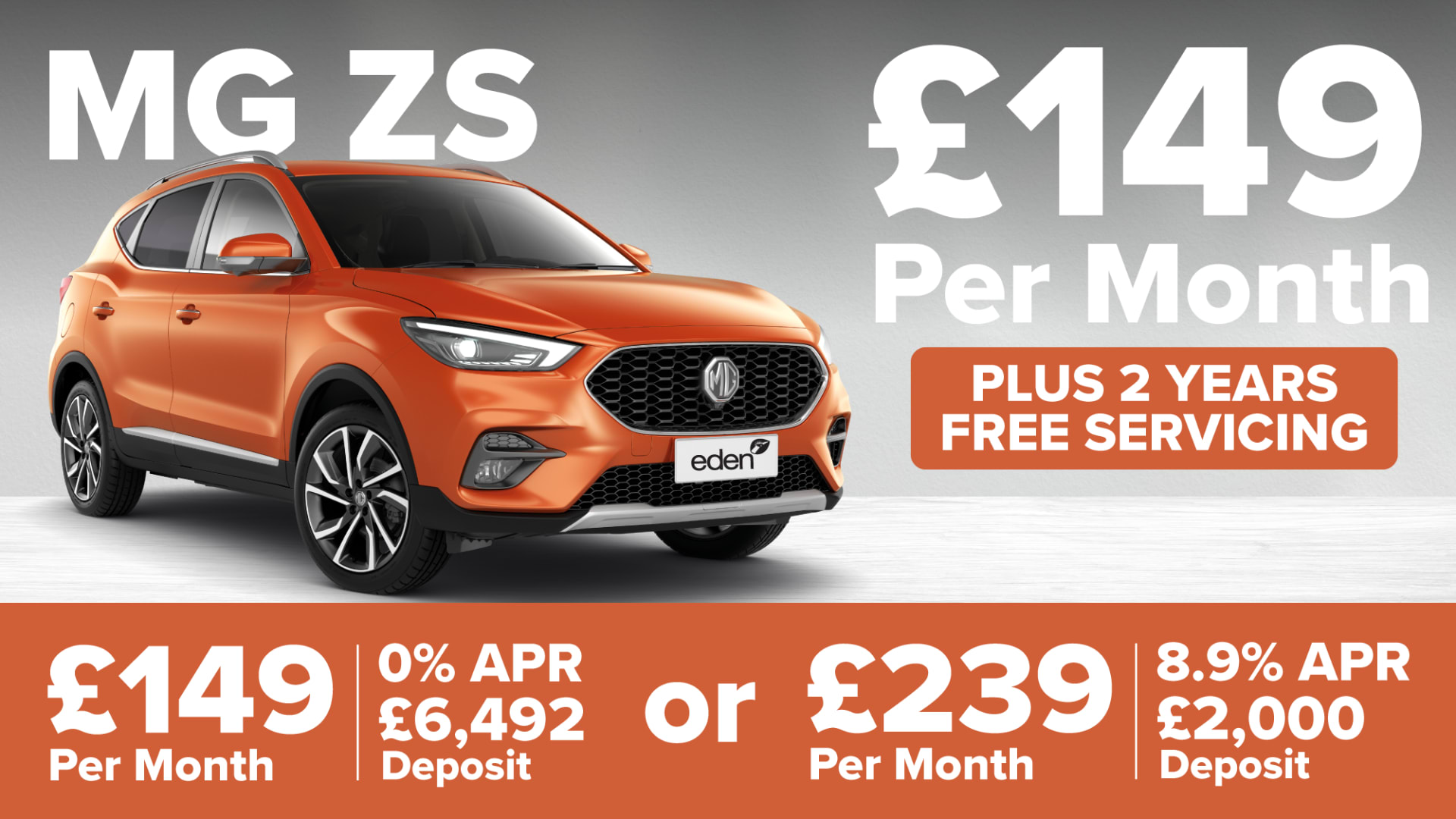 MG ZS Choose your offer