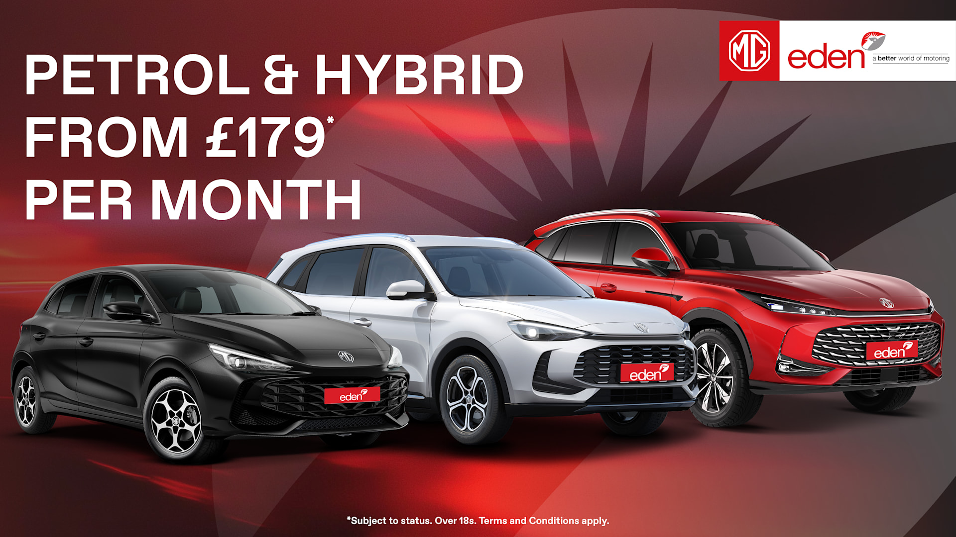 MG ICE from £179 per Month