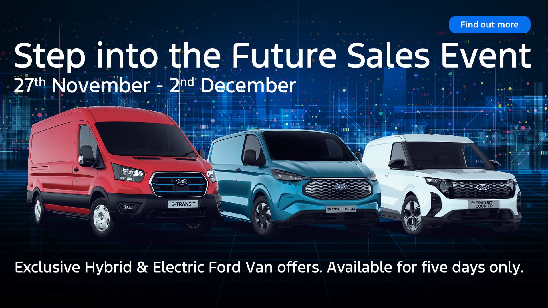Step into the Future Ford Pro Range