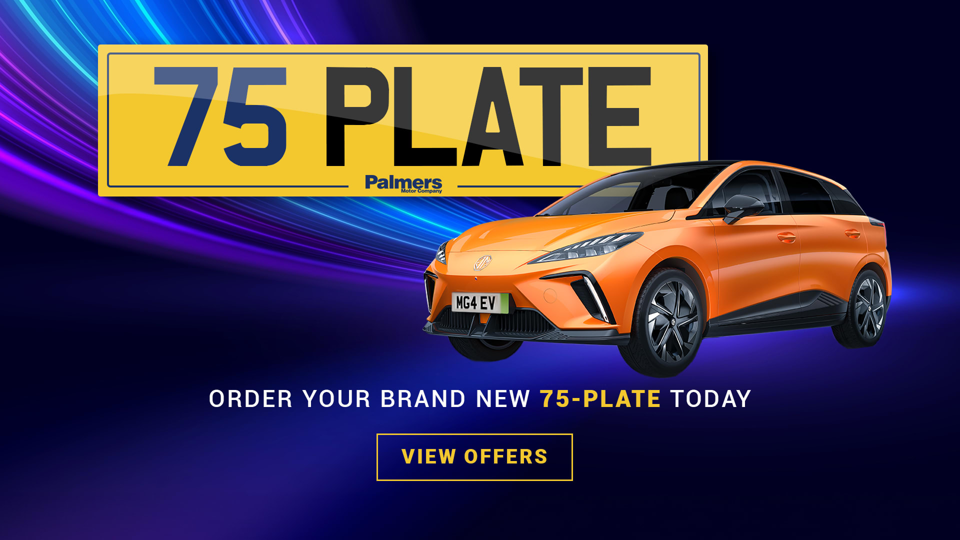 Brand New 75 Plate 