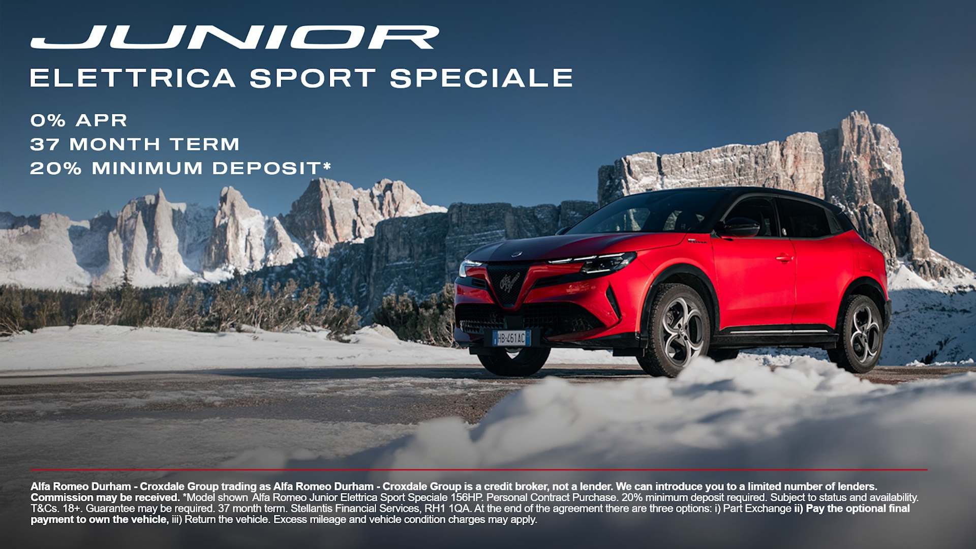 Alfa Junior Ibrida Sport Speciale 0% PCP