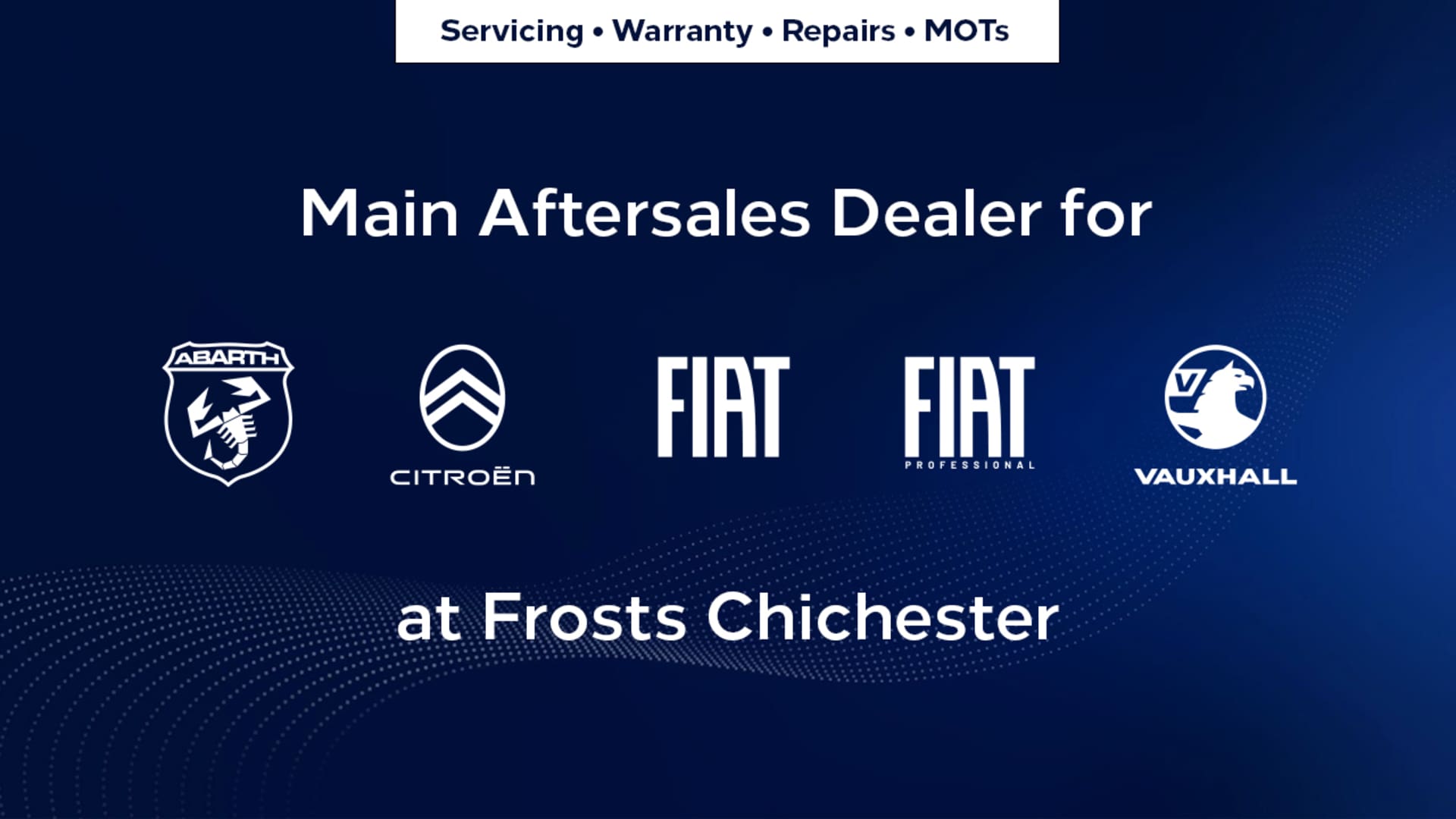 Frosts Chichester Abarth, Citroen, Fiat, Fiat Professional and Vauxhall