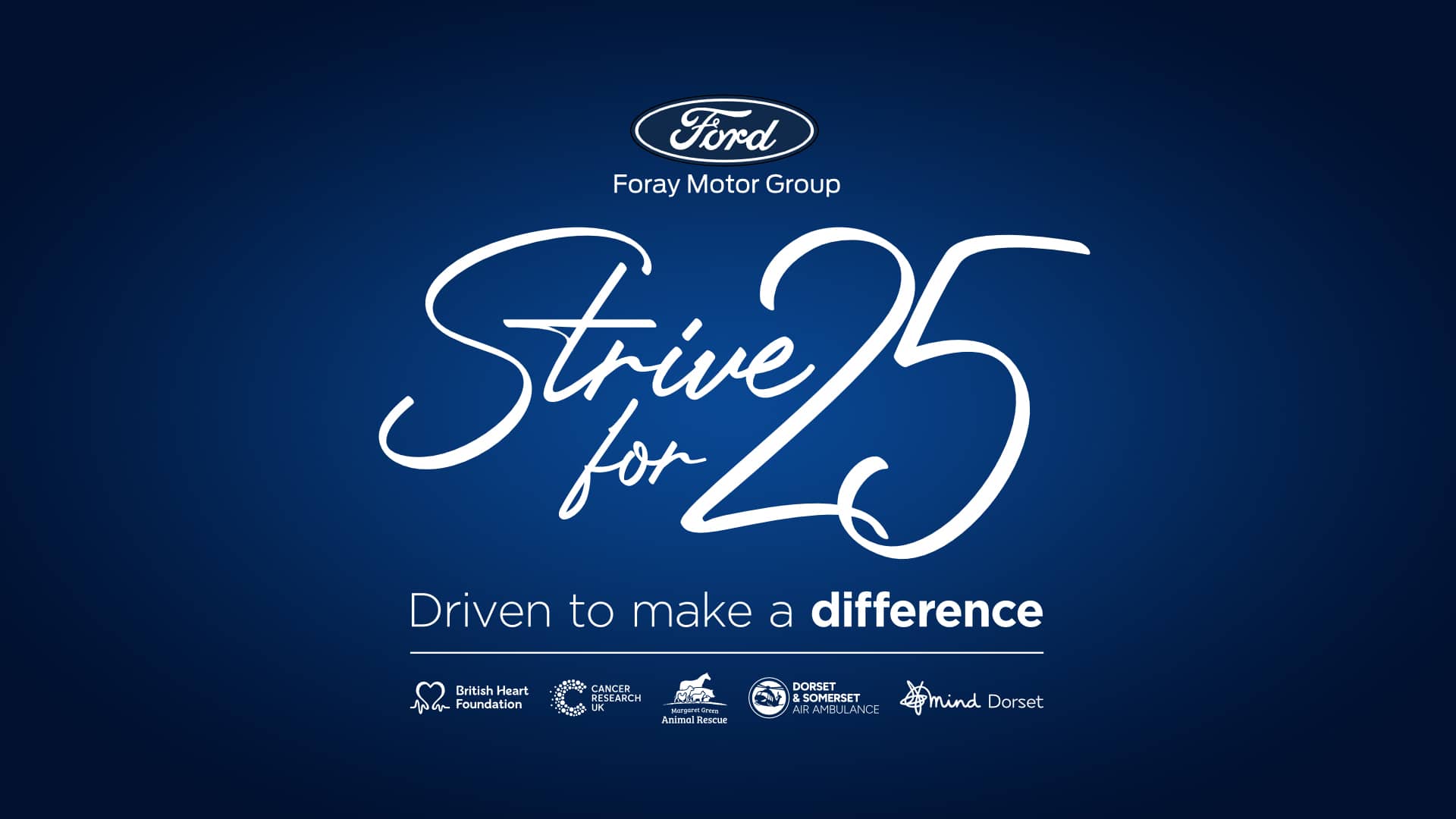 Foray Motor Group Strive for 25 | Raising £25,000 for Charity