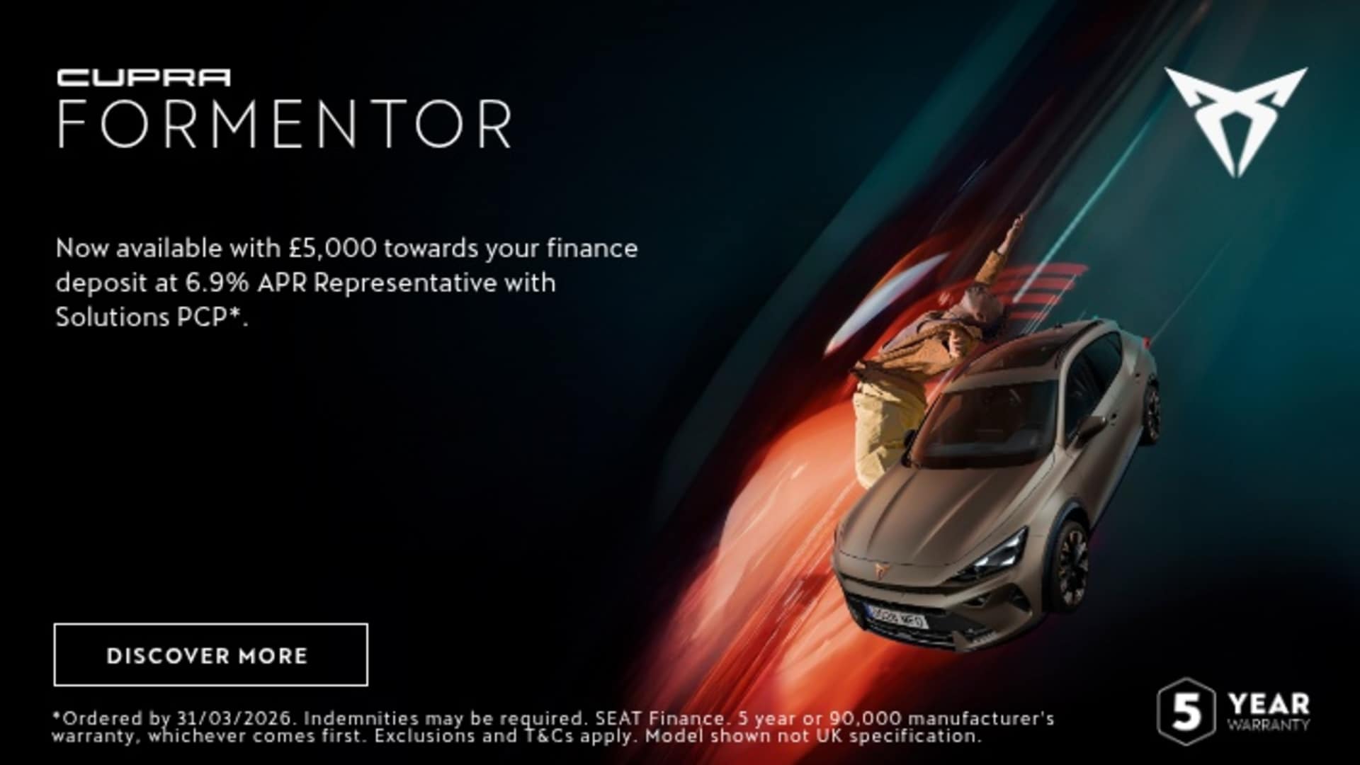 CUPRA Formentor Offer