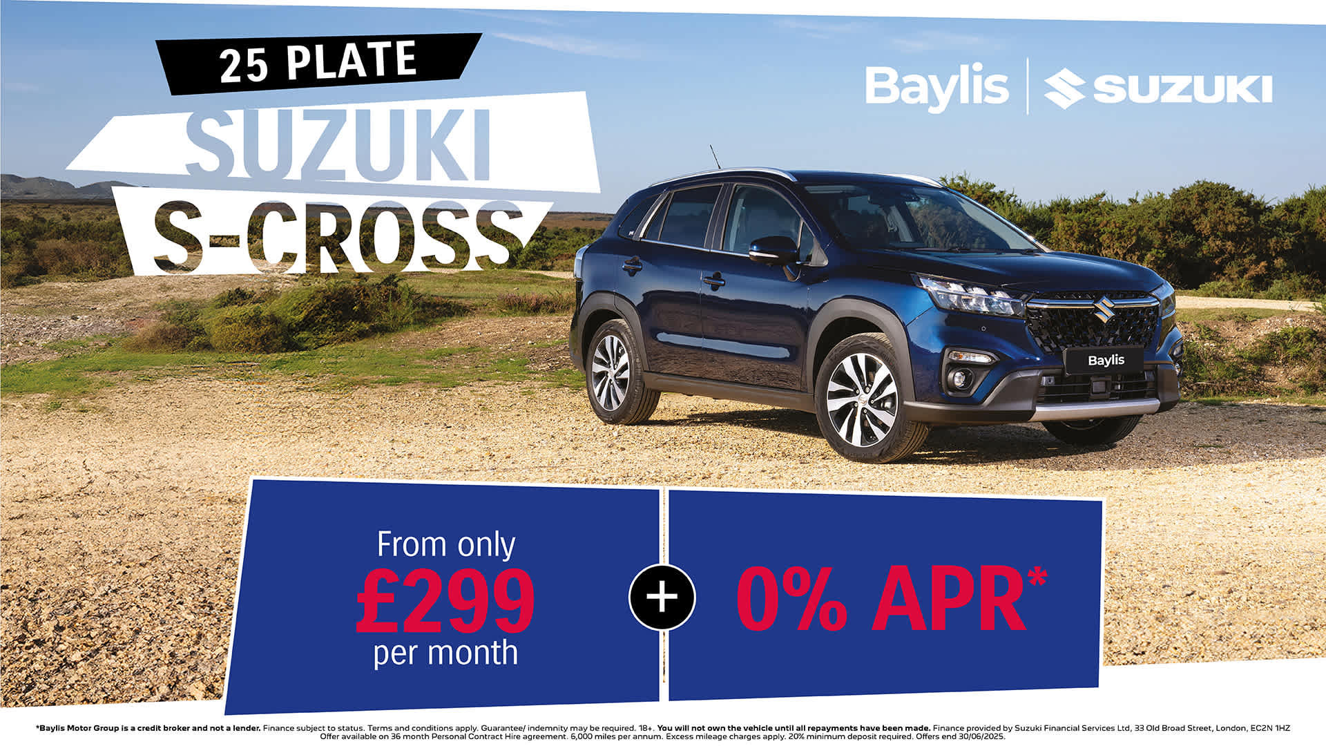S-Cross 0% Q2 25