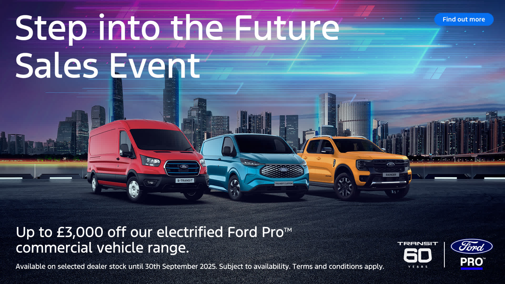 Step into the Future Ford Pro Range