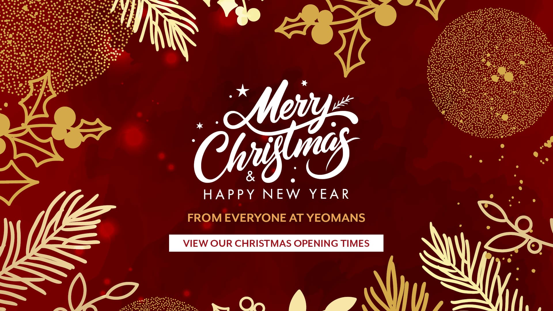 Christmas Opening Times