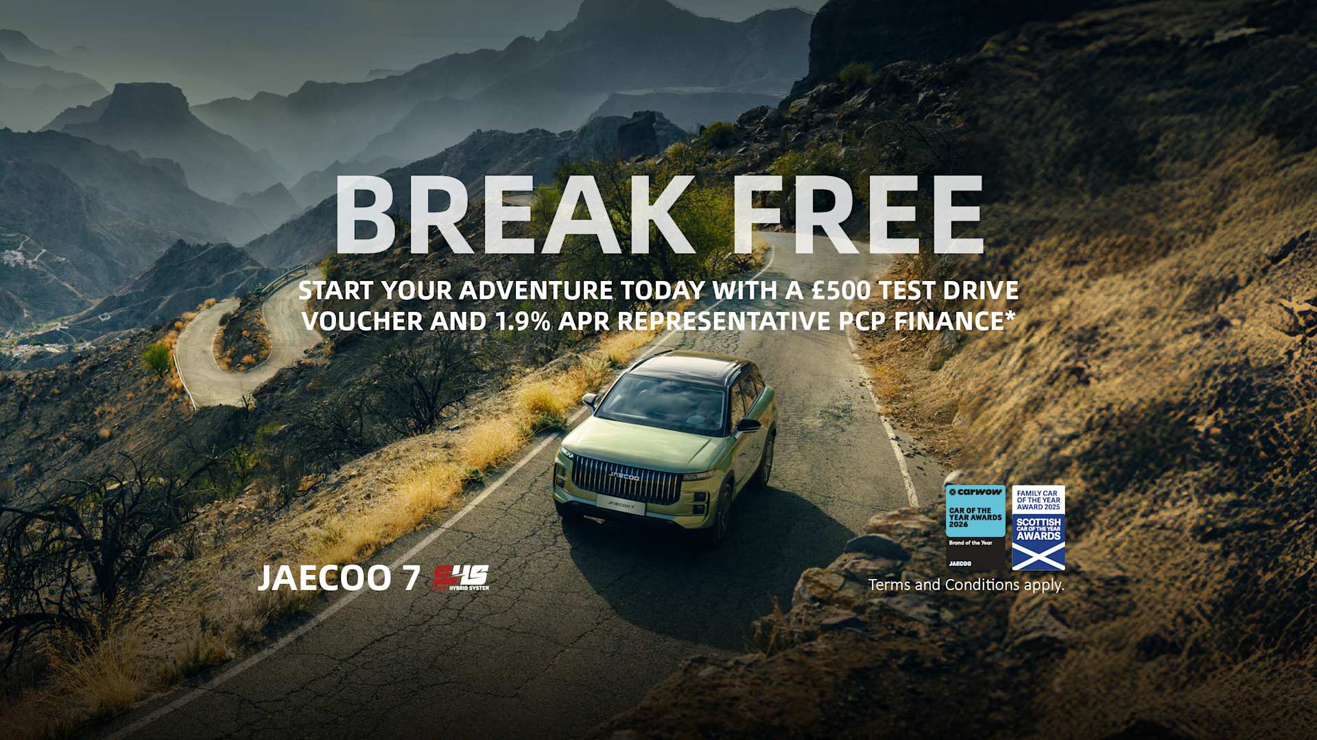 Jaecoo 7 SHS Awards HP