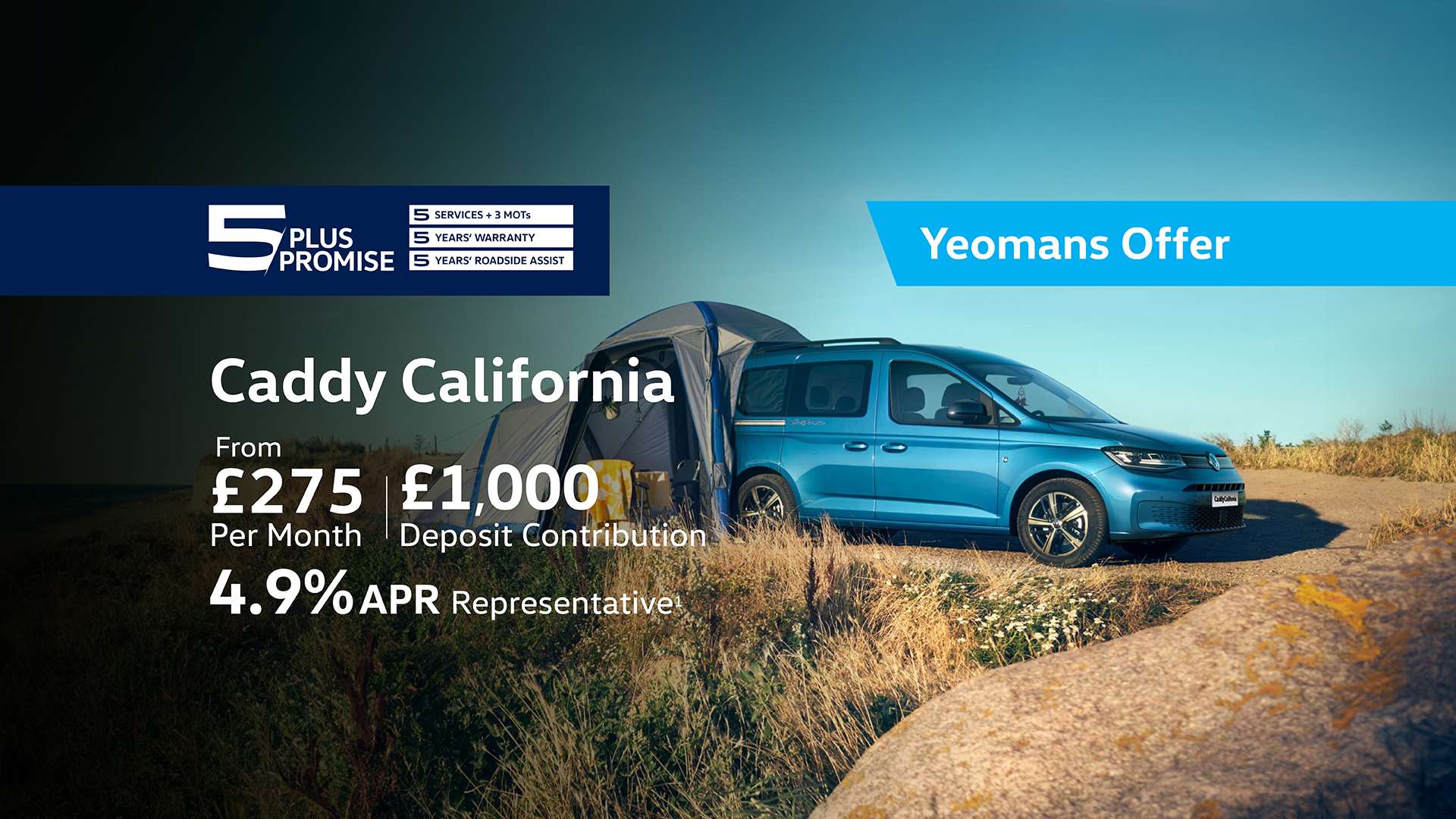Caddy California Finance Offer