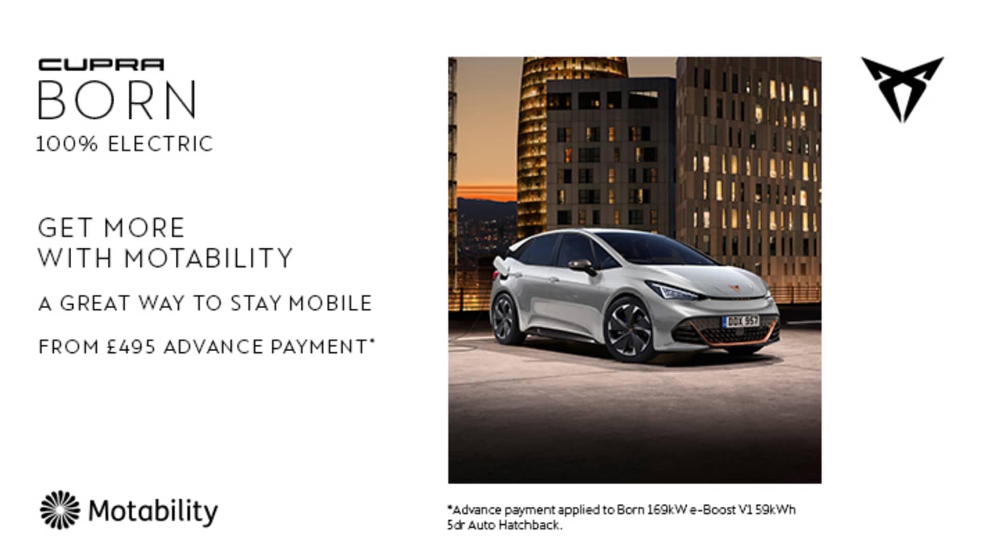 CUPRA Born Motability