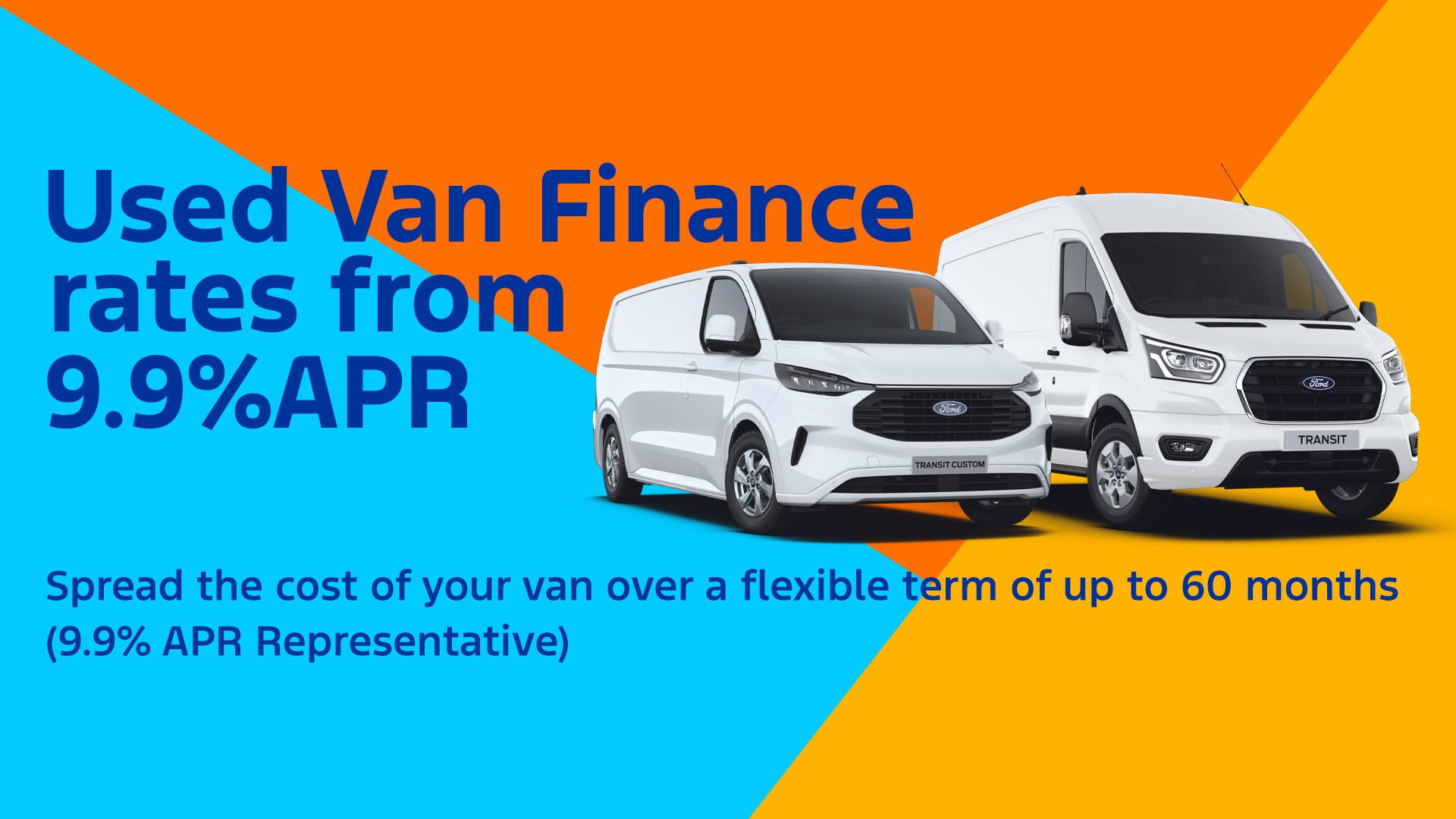 Used Van Finance Rates From 9.9%