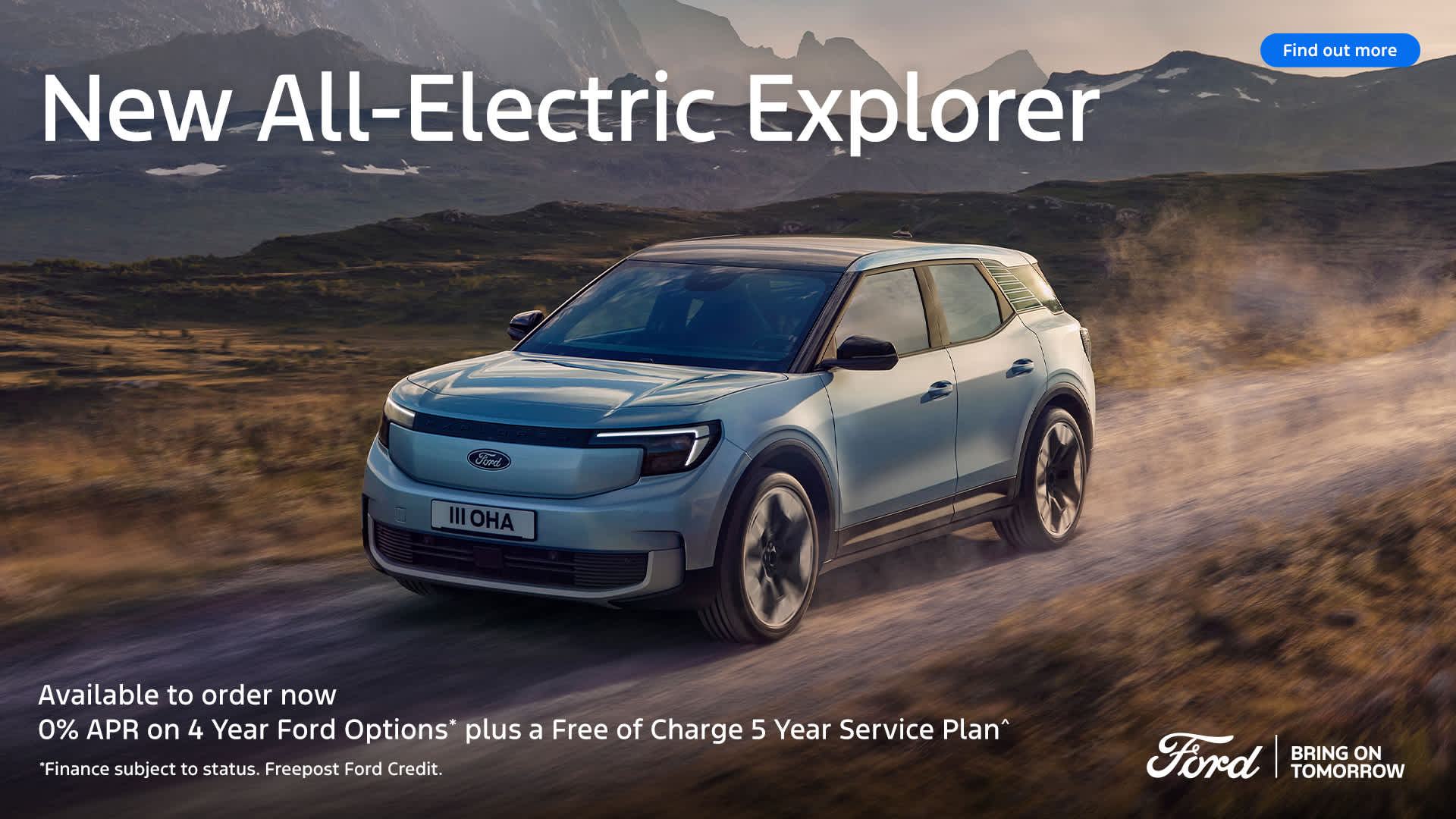 New All-Electric Ford Explorer offer