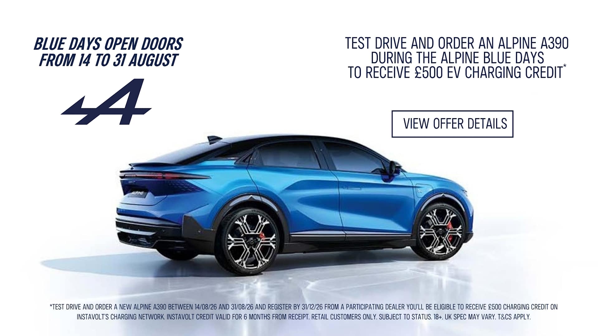 Alpine Blue Days Event 14-31 Aug