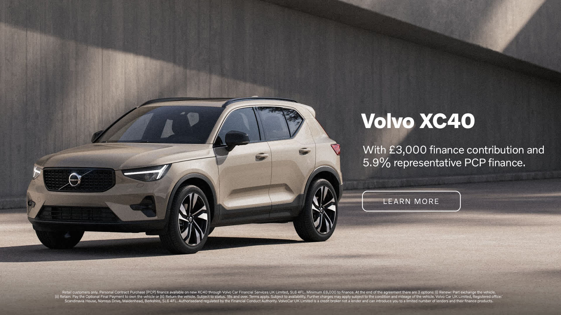 Volvo XC40 New Car Offer Q4