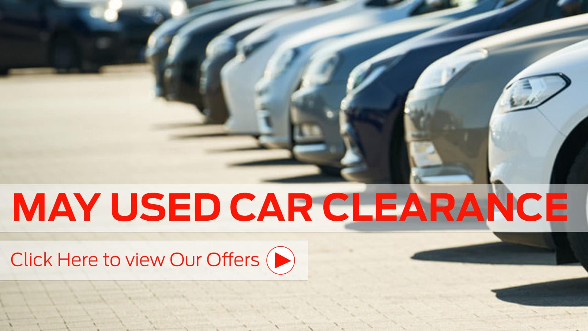  May Used Car Clearance