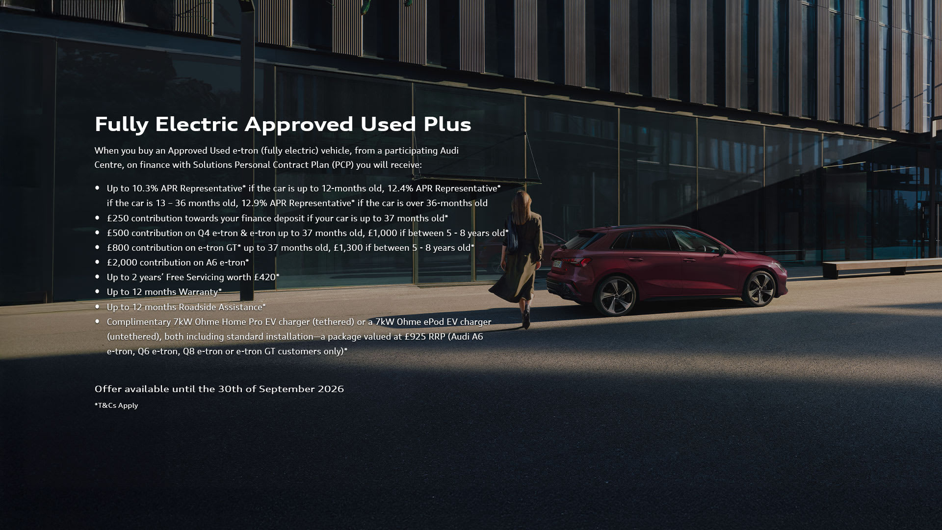Audi Approved Used e-tron Offer