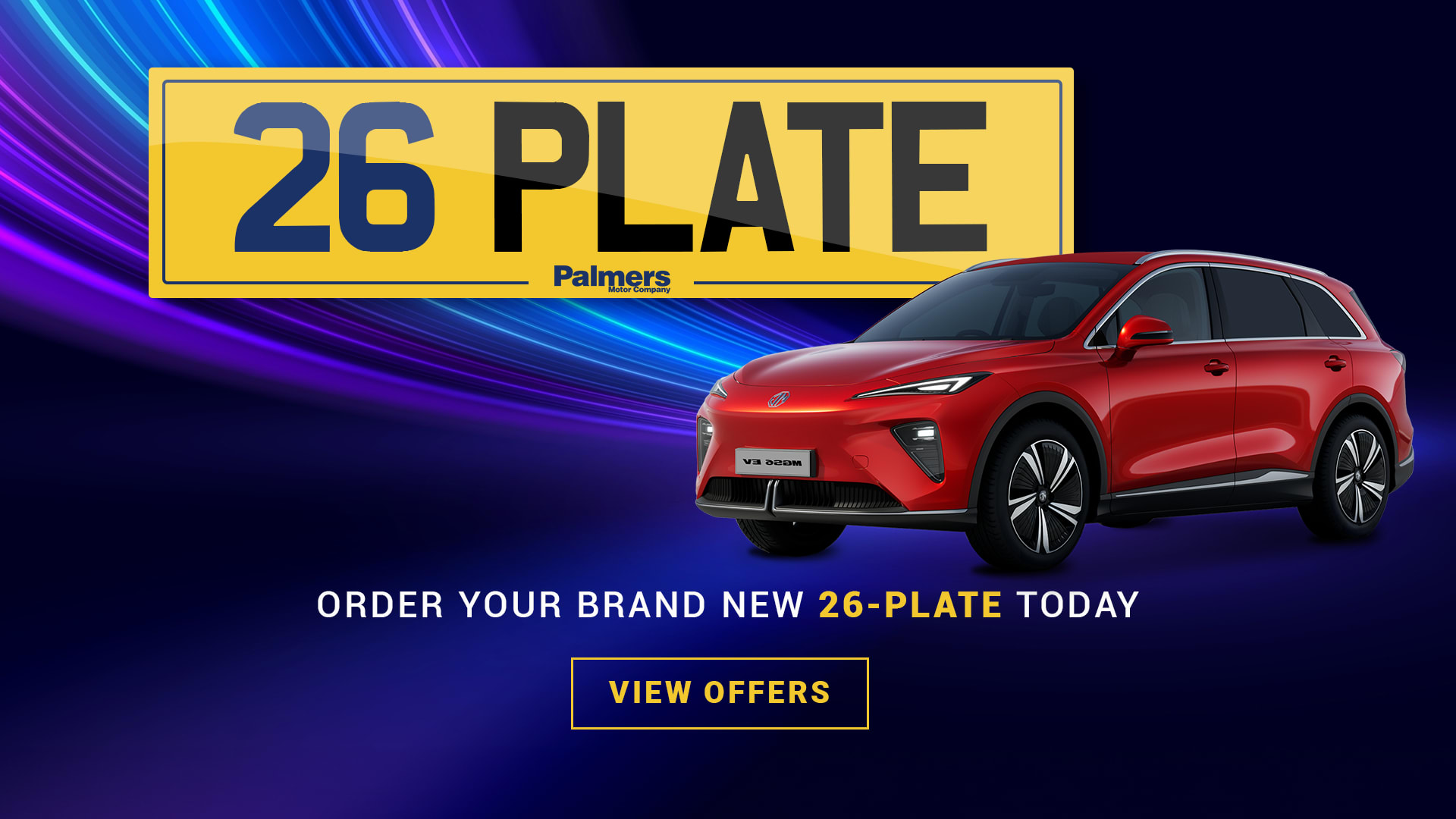 Brand New 26 Plate 
