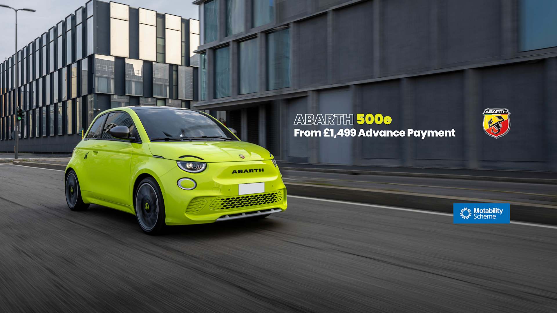 Abarth Motab offer Q1/25 