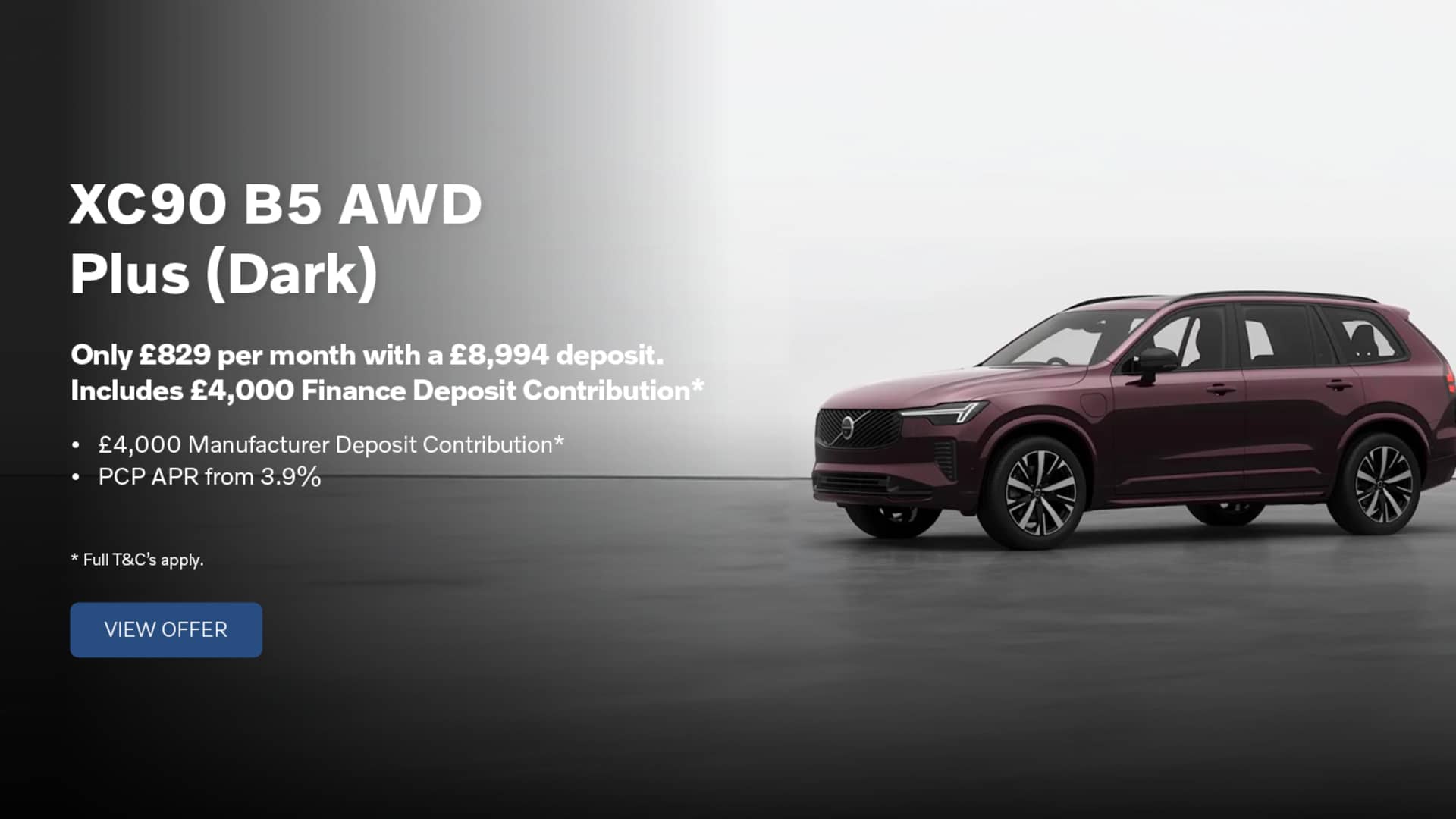 XC90 B5 AWD Plus (Dark)