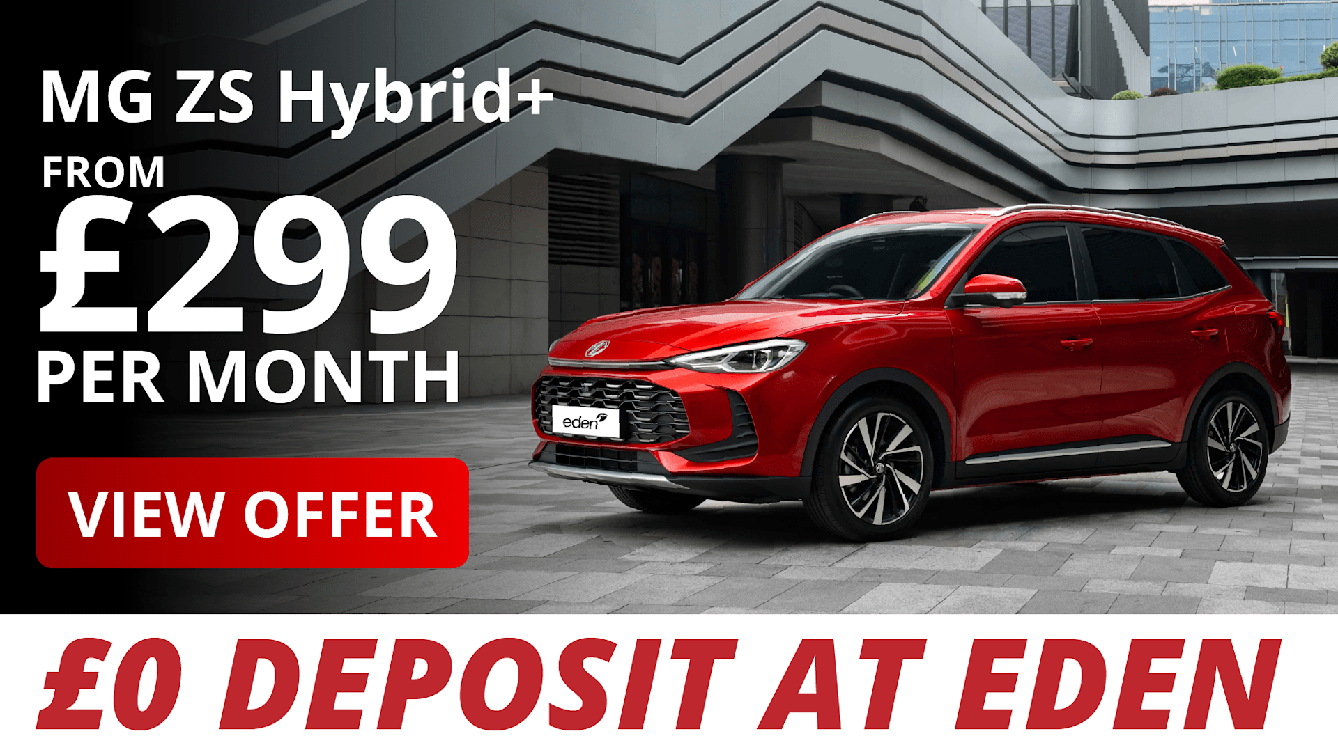 MG ZS Hybrid + we pay deposit