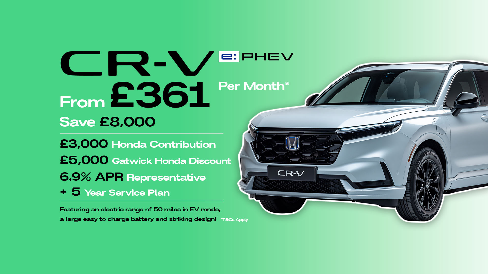 Honda CRV ePHEV Finance Offer