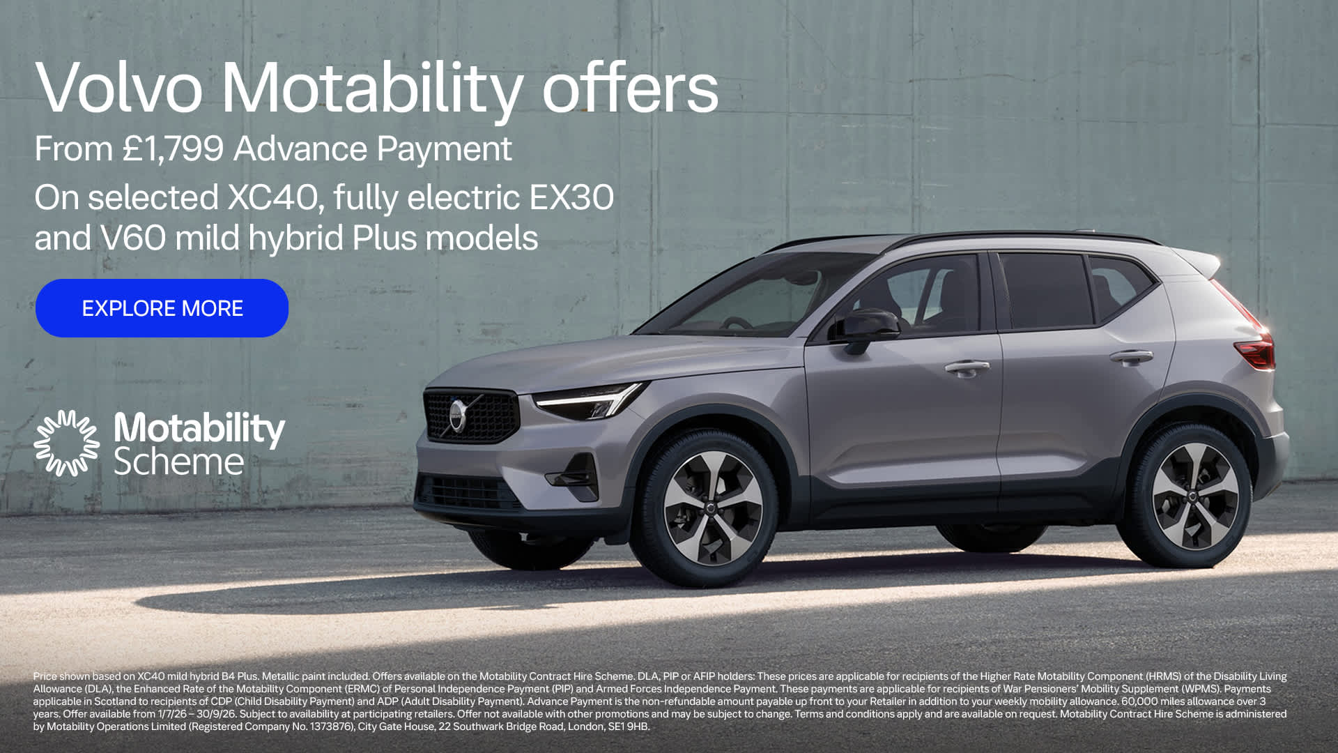 Motability Offers Q3 26