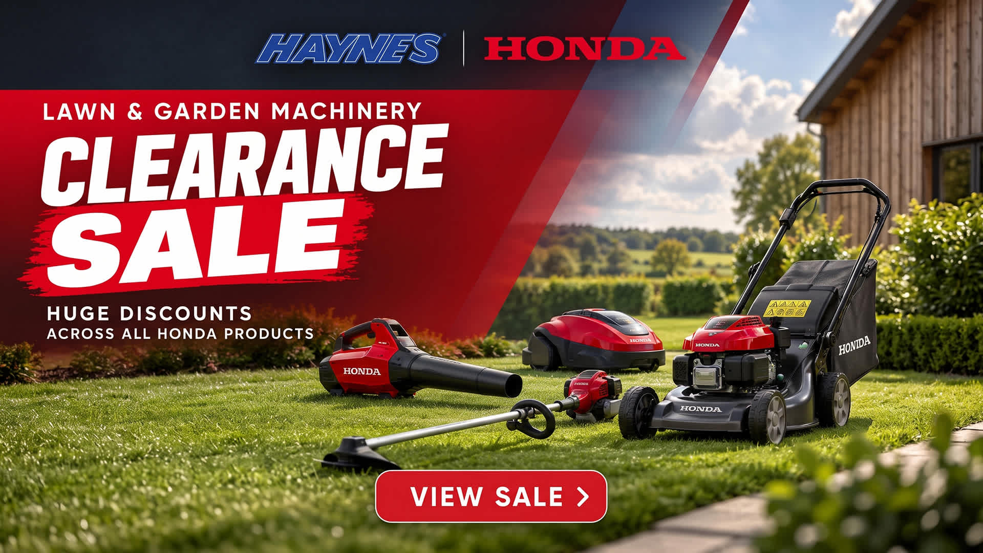Honda Lawn & Garden Clearance Sale