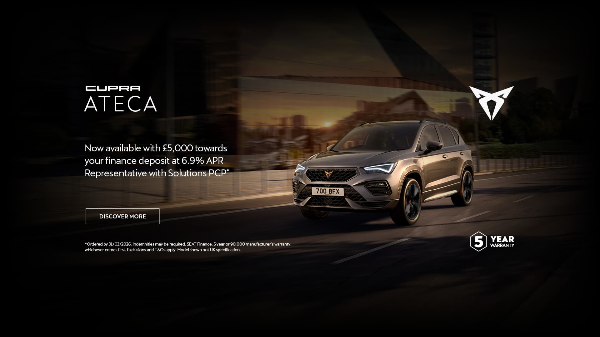 CUPRA Ateca Finance Offer