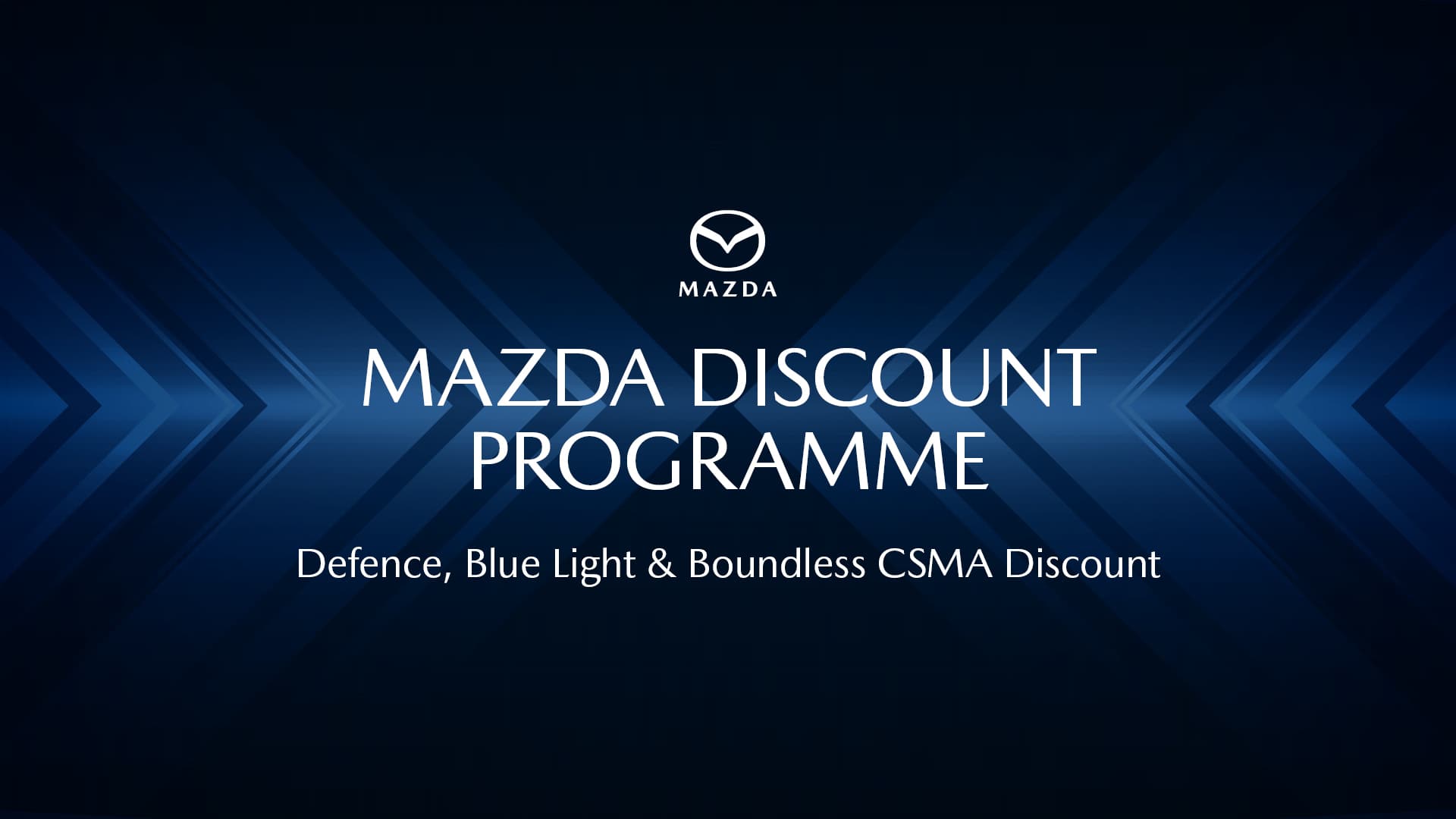 Mazda Discount Programme