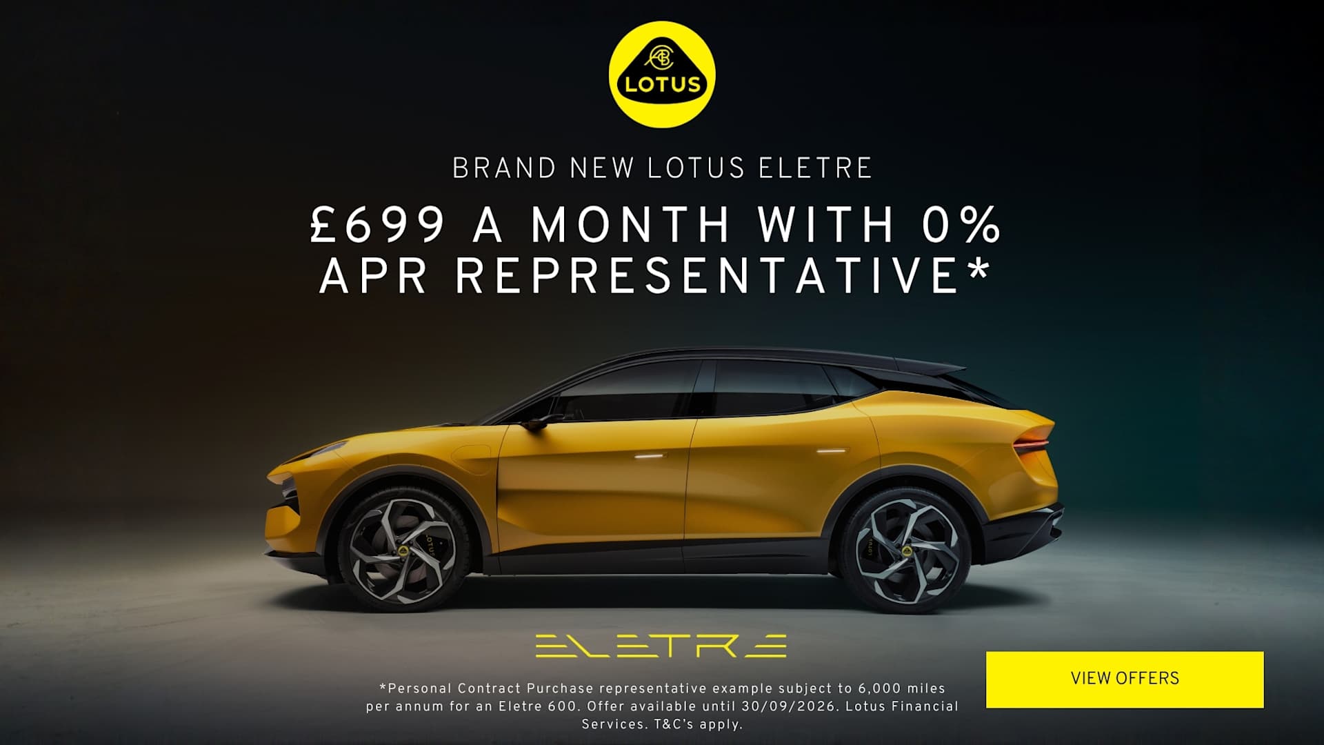 Eletre 0% APR 2026