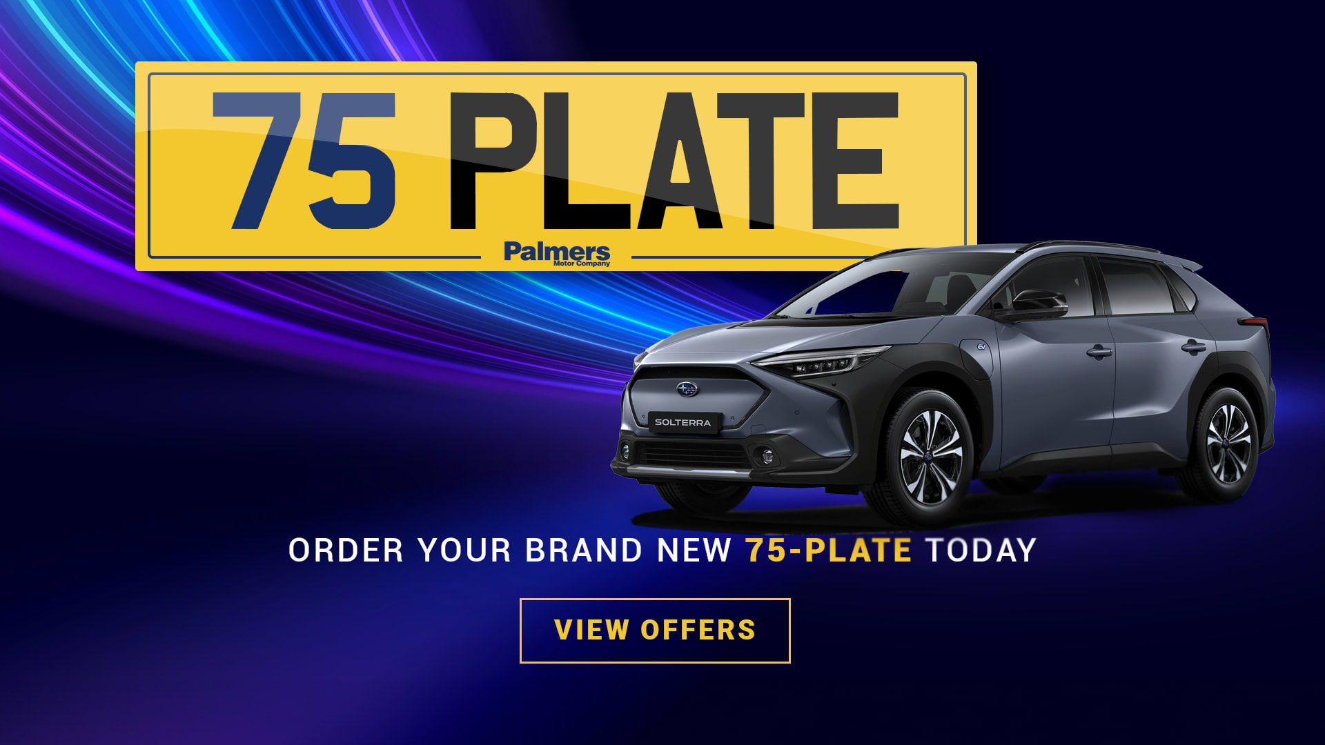 Brand New 75 Plate 