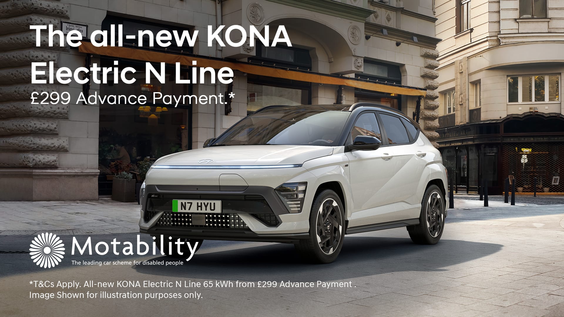 The all-new KONA Electric N Line Motability 