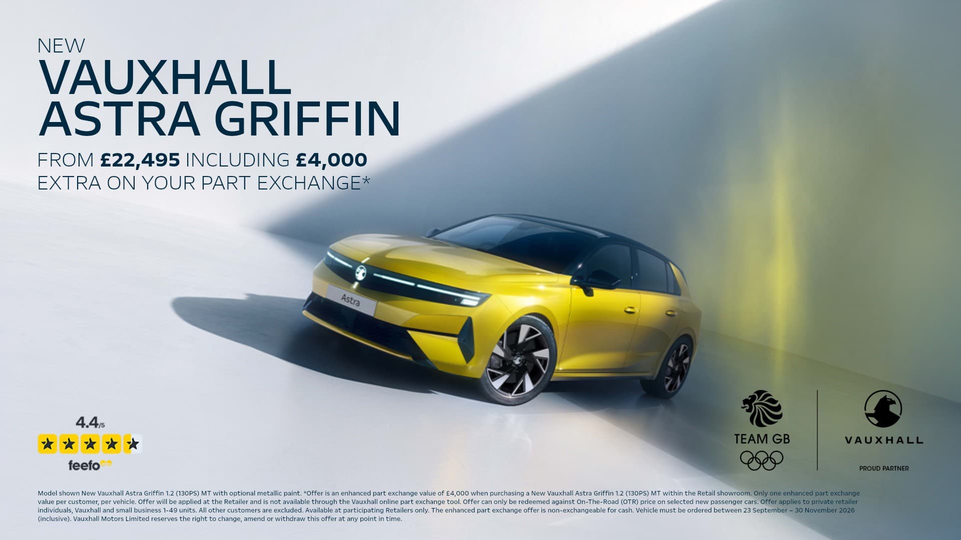 Vauxhall Astra Griffin Offer