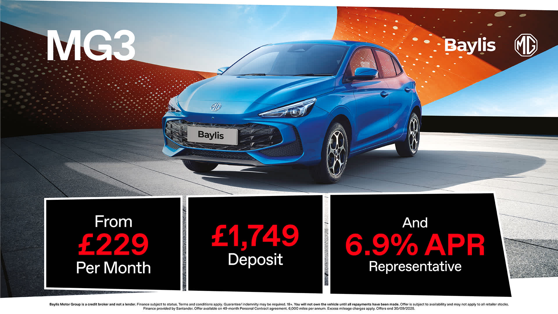 MG3 updated Q3 25