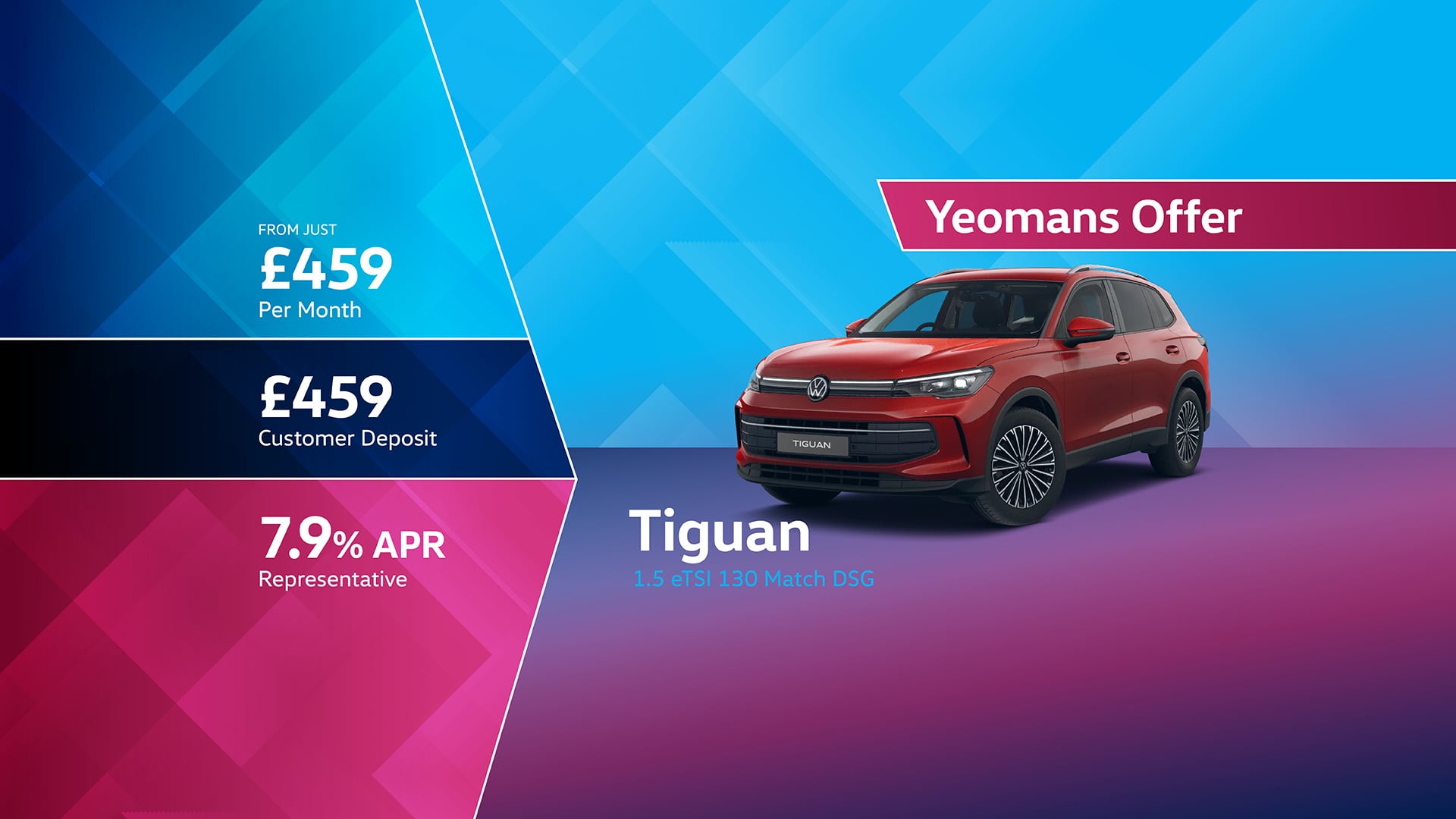 Volkswagen Tiguan Yeomans Offer