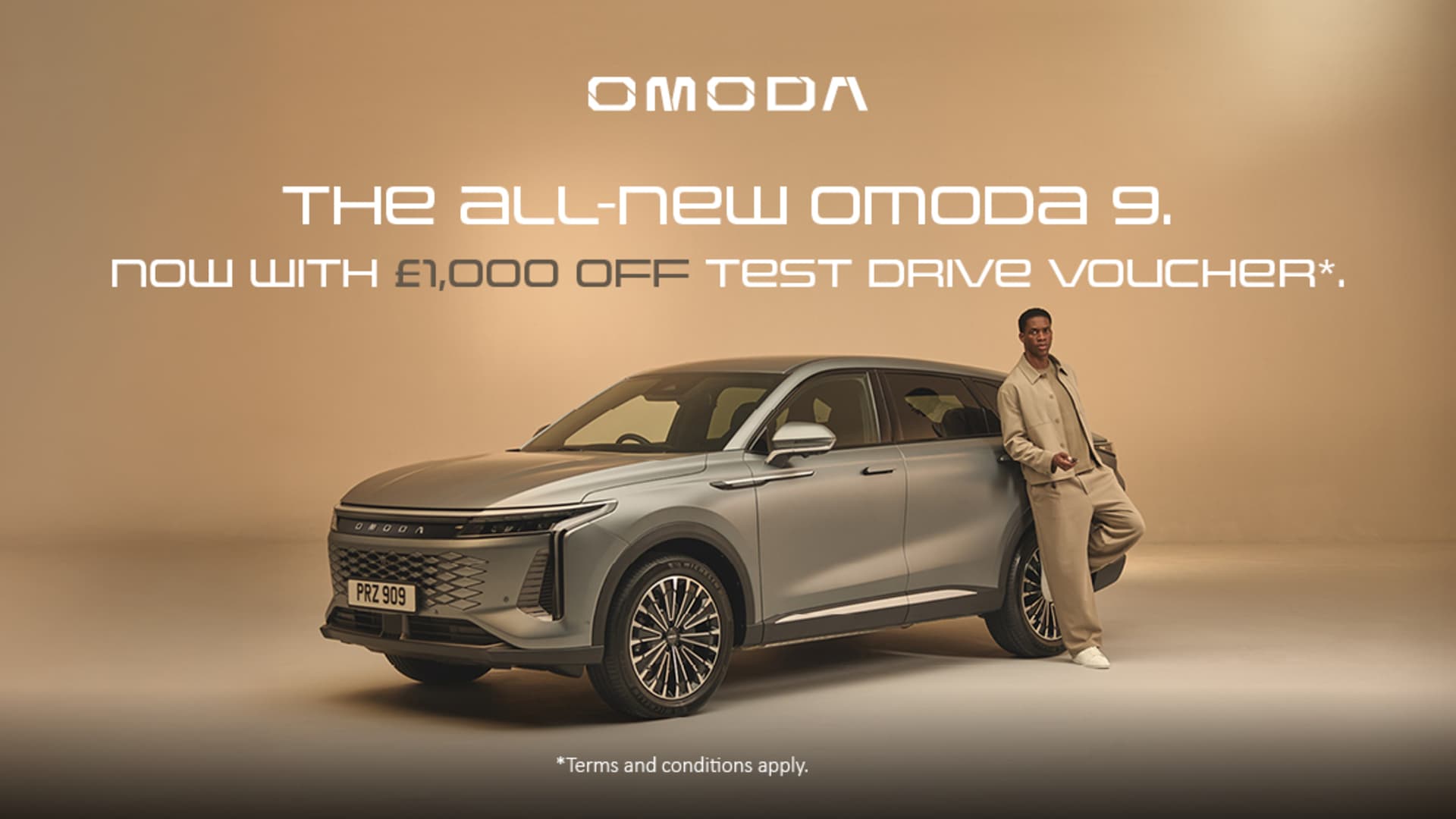 OMODA 9 | 1.9% APR Representative | £1,000 Test Drive Voucher**