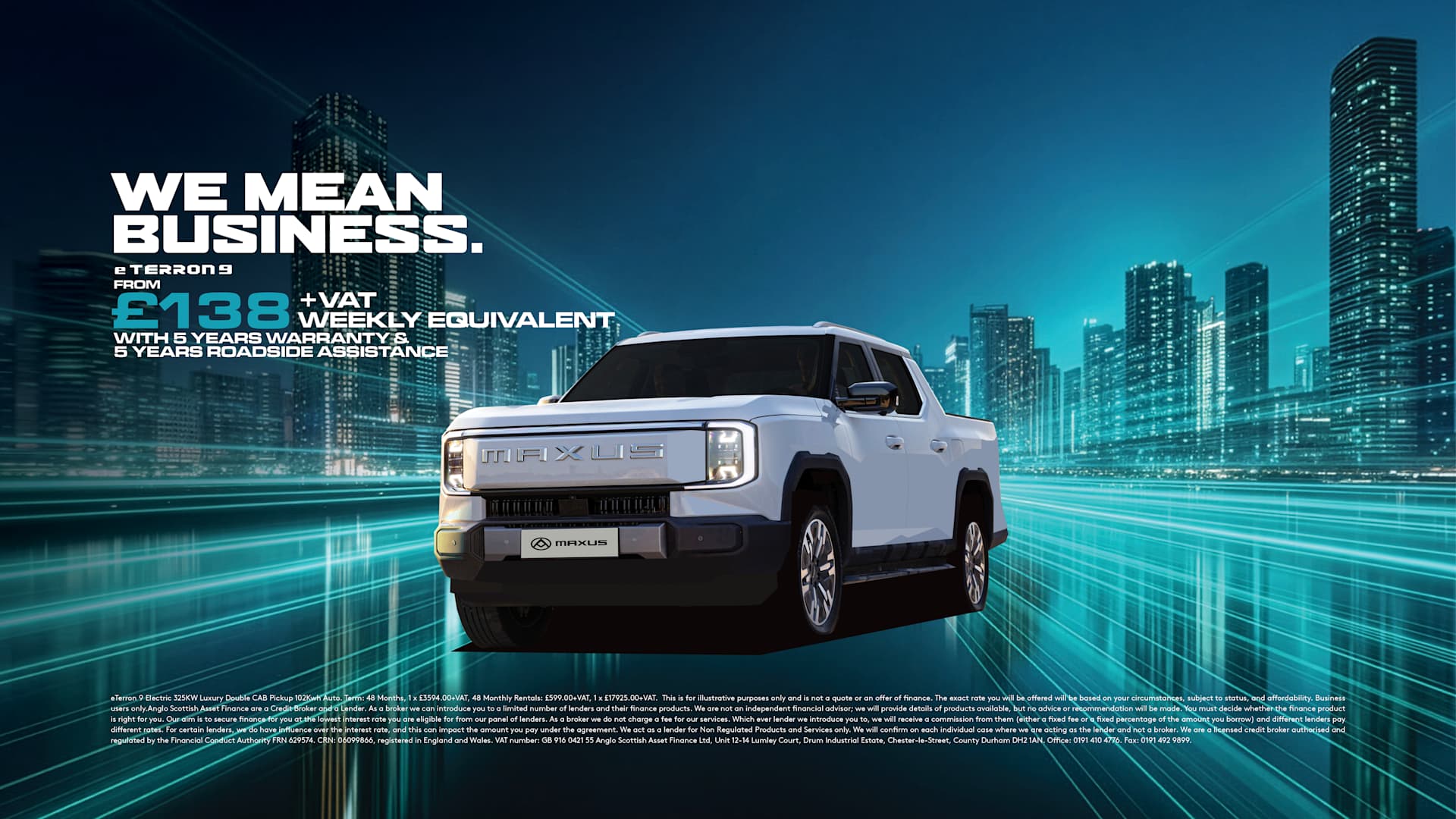 Maxus eT9 - We Mean Business